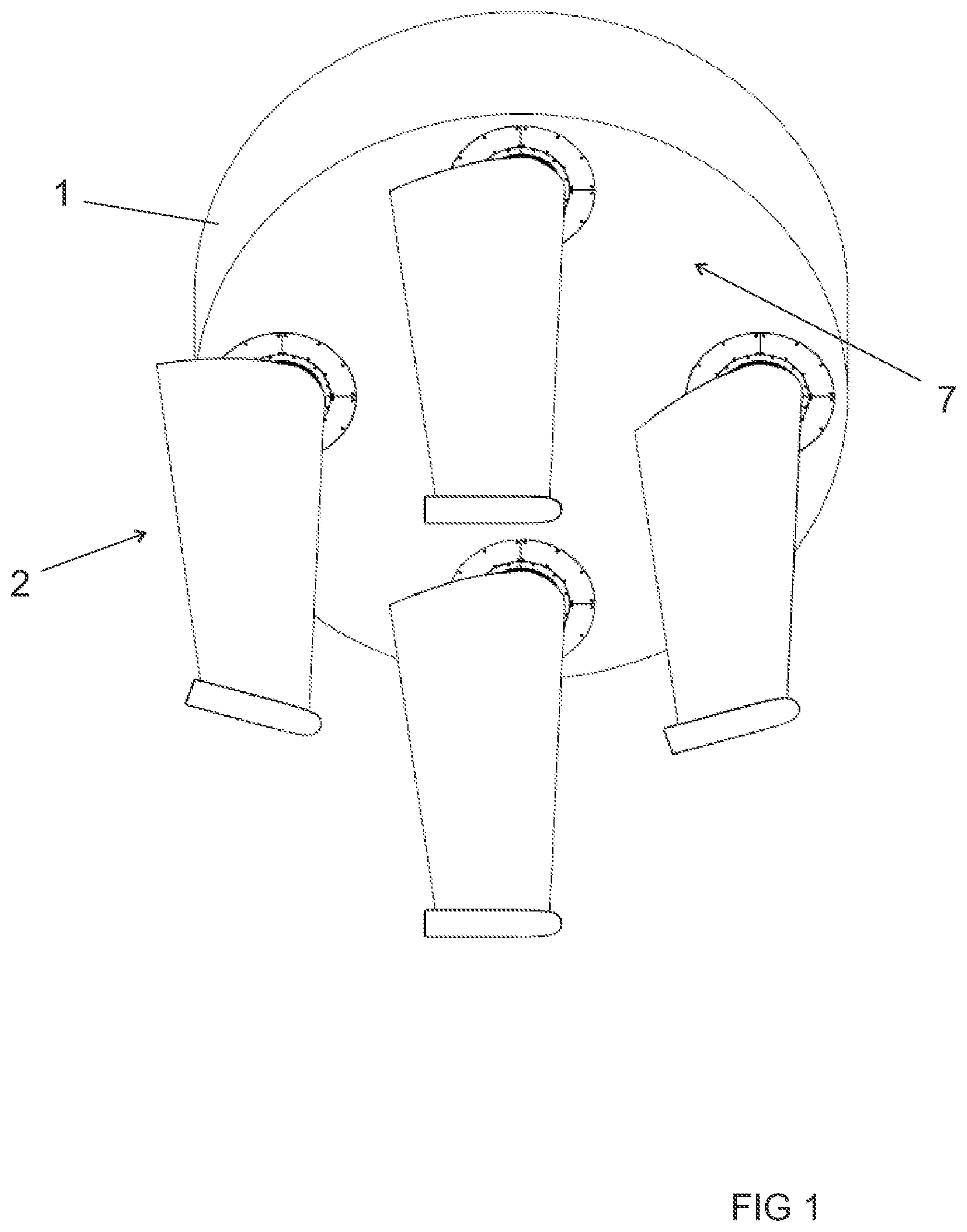 Patent US12129008 Figure 1 – Marine propulsion unit