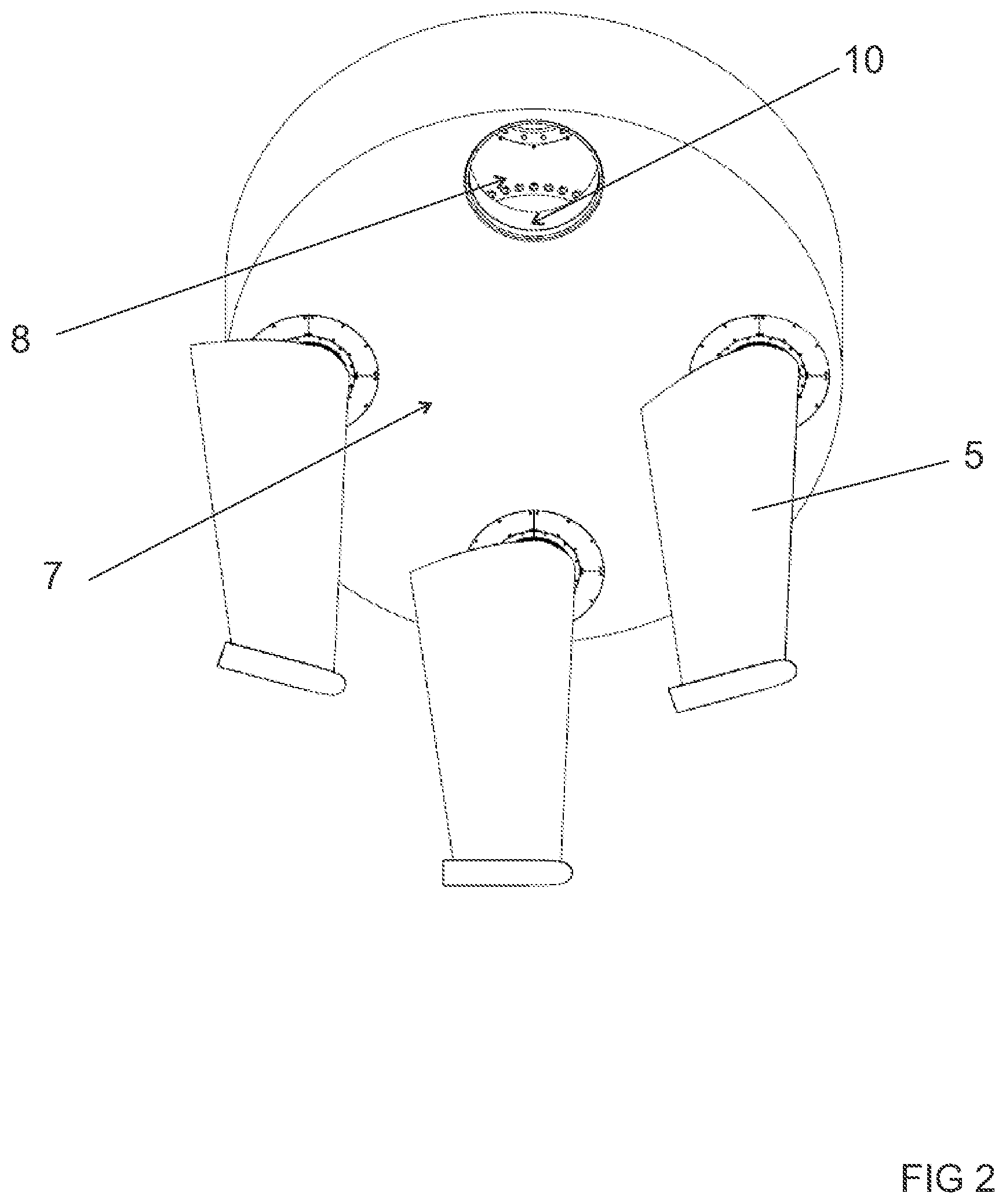 Patent US12129008 Figure 2 – Marine propulsion unit