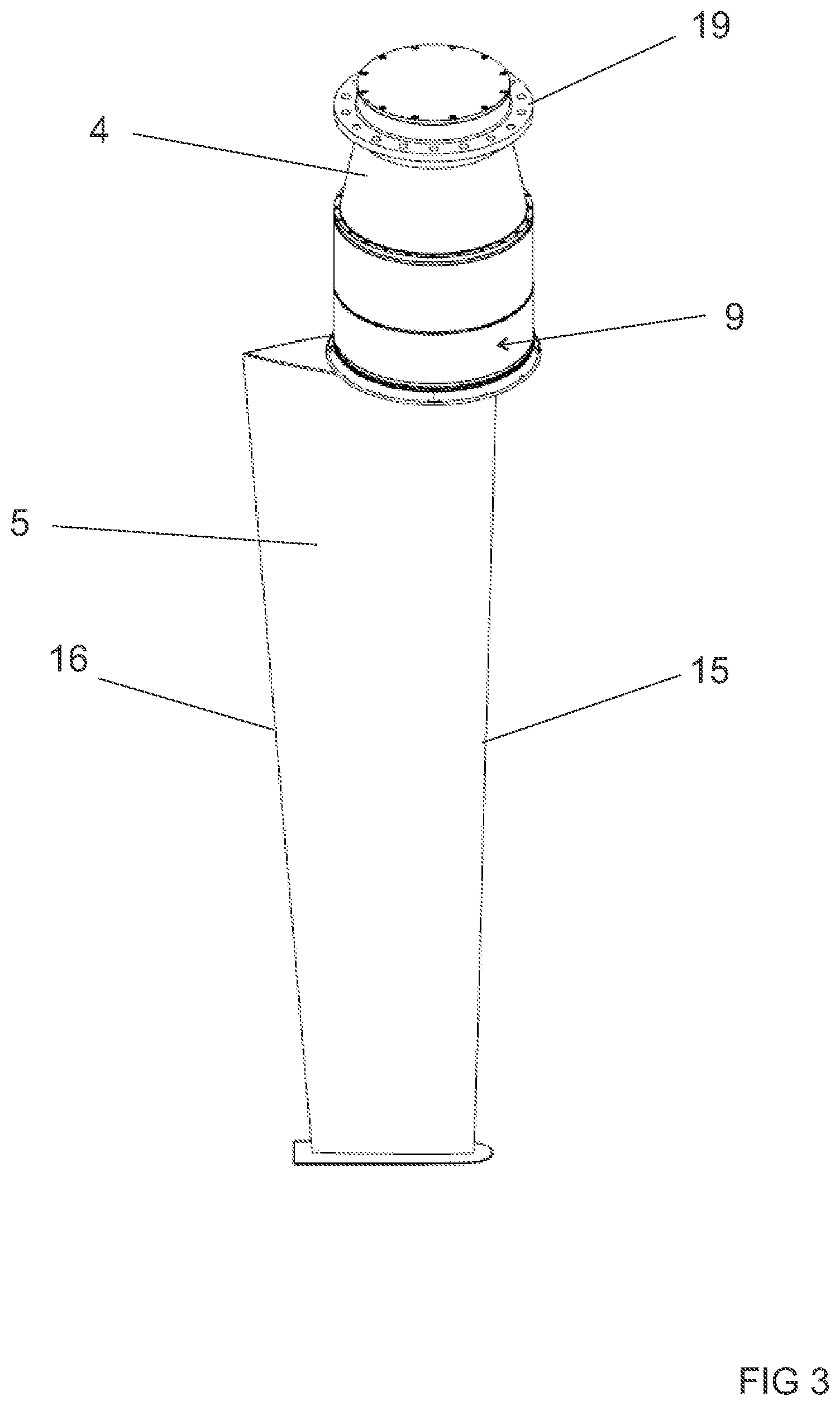 Patent US12129008 Figure 3 – Marine propulsion unit