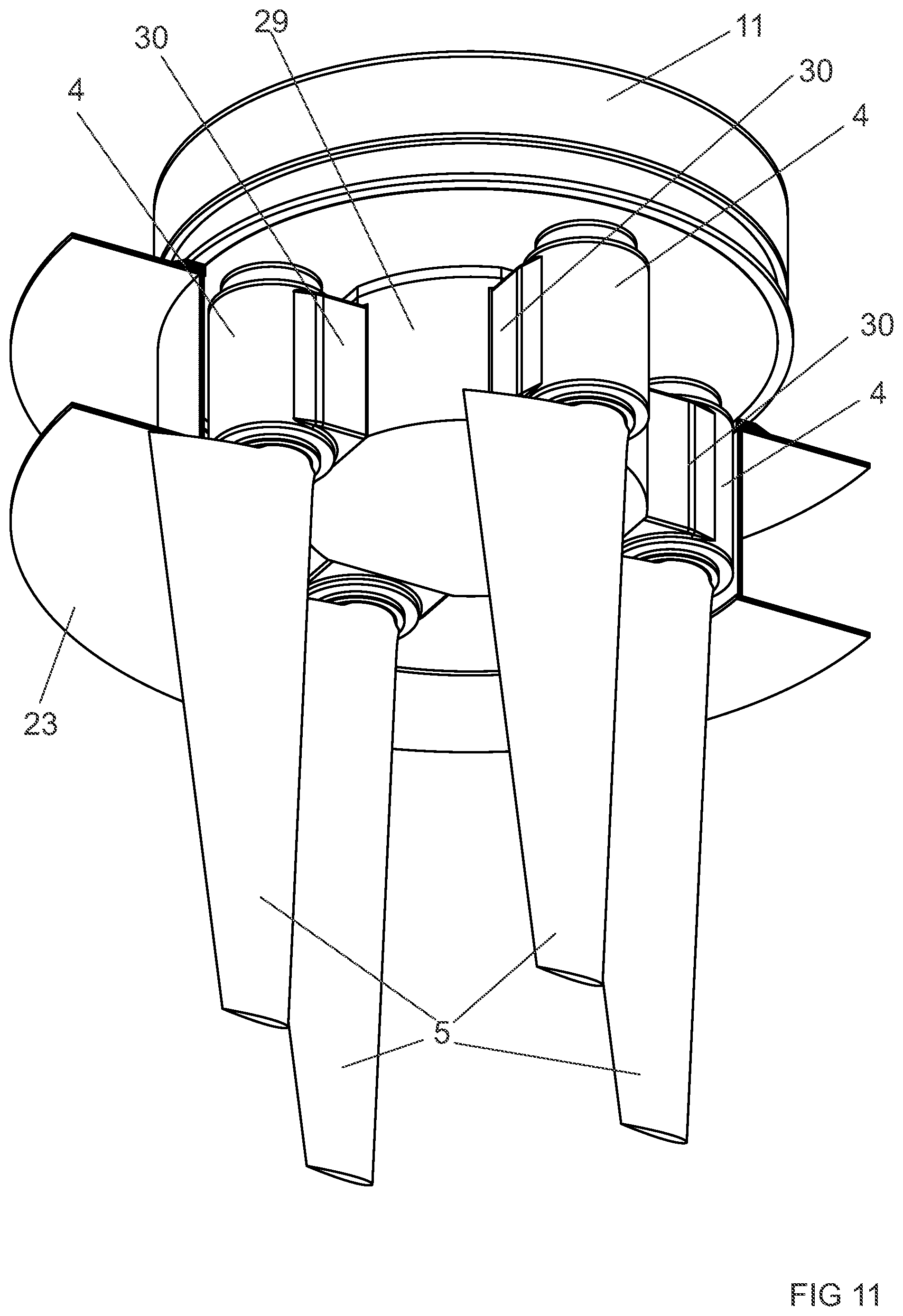 Patent US12129008 Figure 11 – Marine propulsion unit