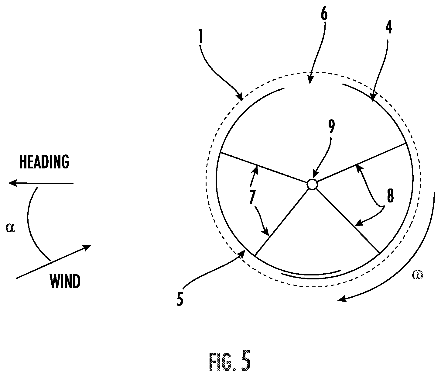 Patent US12129009 Figure 4 – Flettner rotor with localized suction