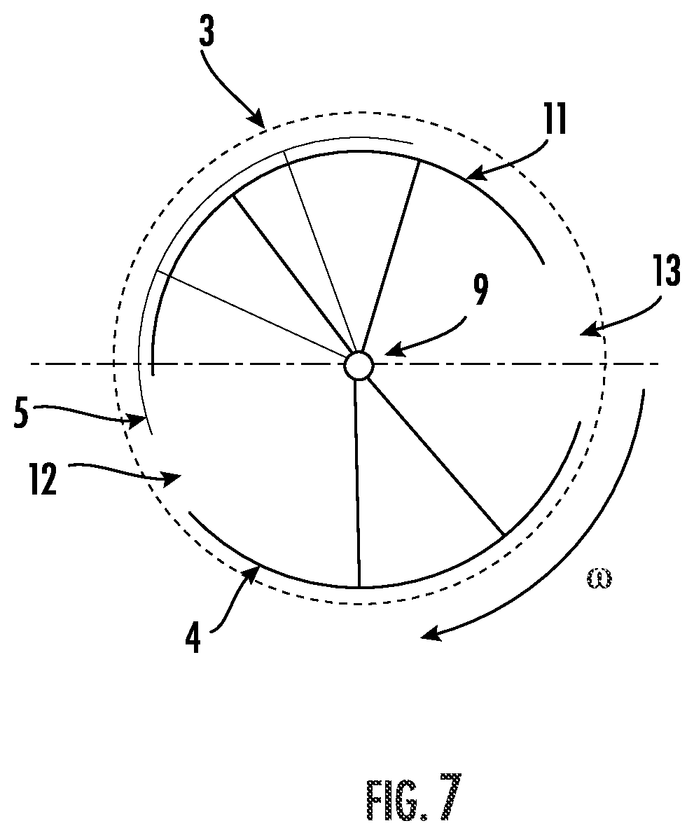 Patent US12129009 Figure 6 – Flettner rotor with localized suction