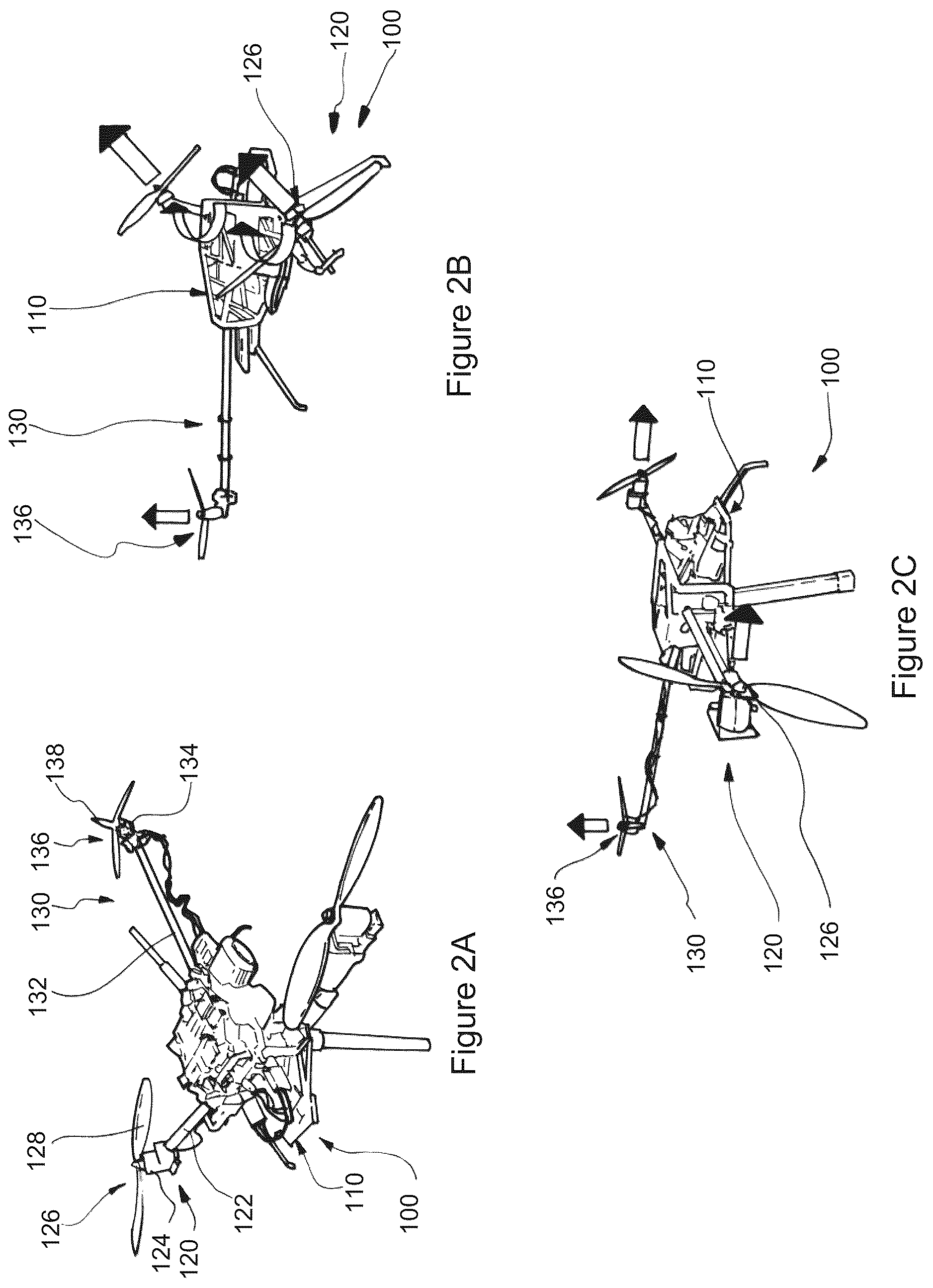 Patent US12129011 Figure 2 – Armed unmanned aerial vehicle and methods of use thereof