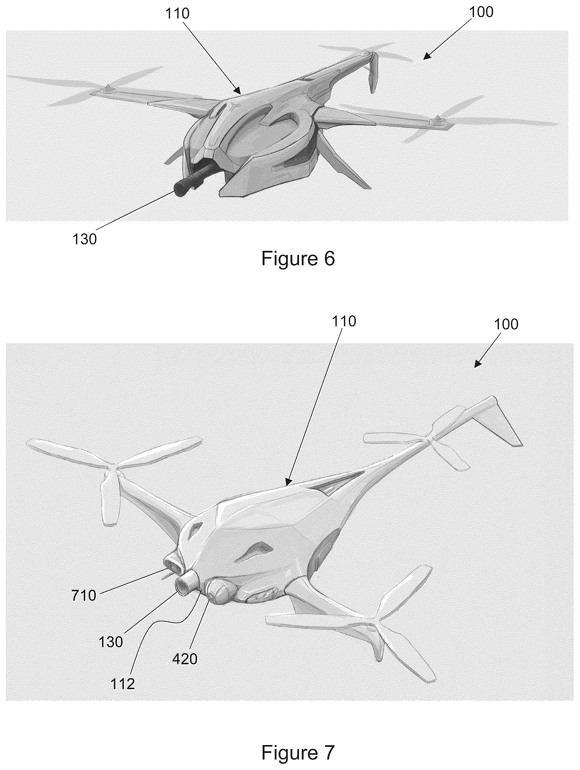 Patent US12129011 Figure 6 – Armed unmanned aerial vehicle and methods of use thereof