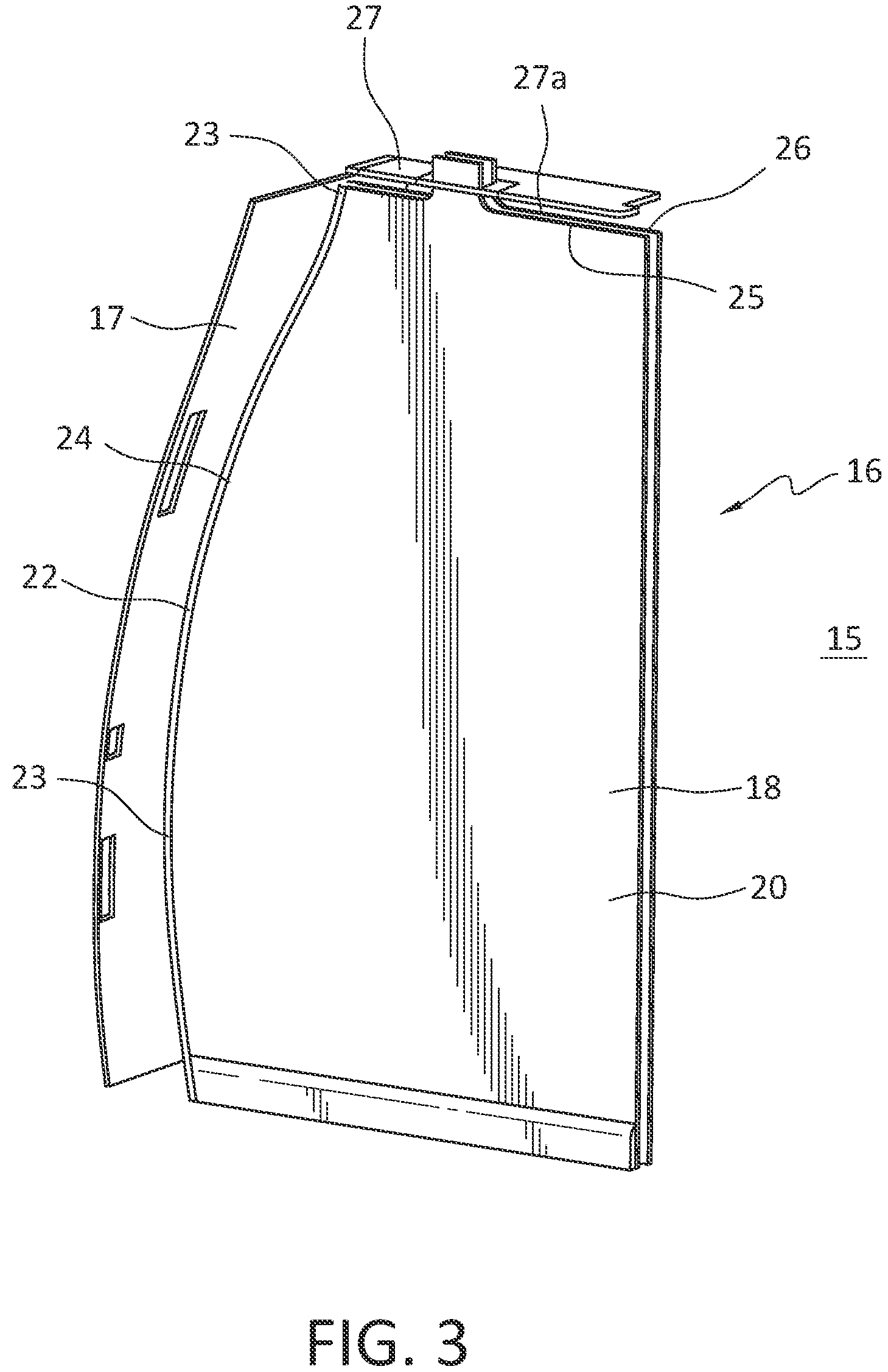 Patent US12129012 Figure 3 – Aircraft cabin seal