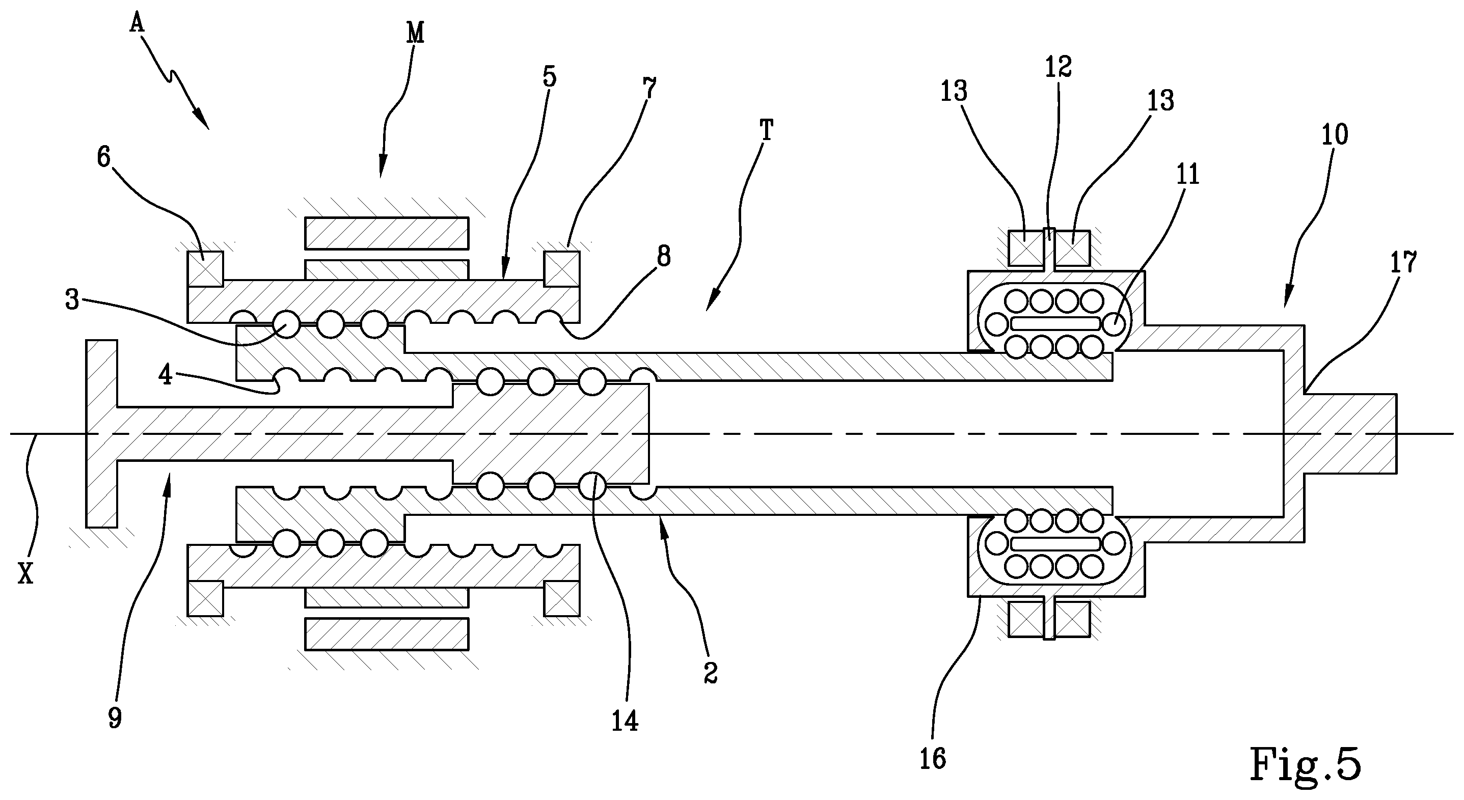 Patent US12129015 Figure 6 – Rotary mechanical screw transmission