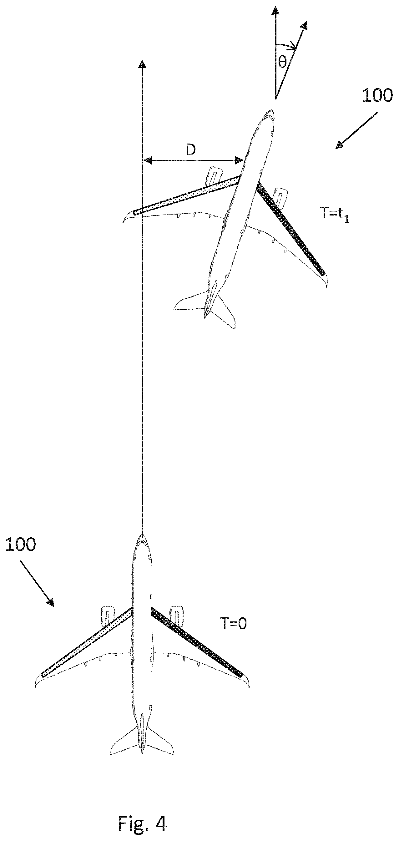 Patent US12129018 Figure 4 – Active drag control system for an aircraft