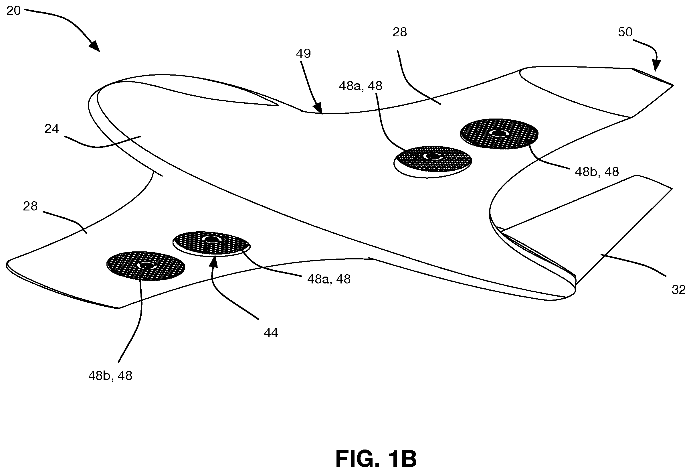 Patent US12129019 Figure 2 – Aircraft and flow guide system having a flow guide structure