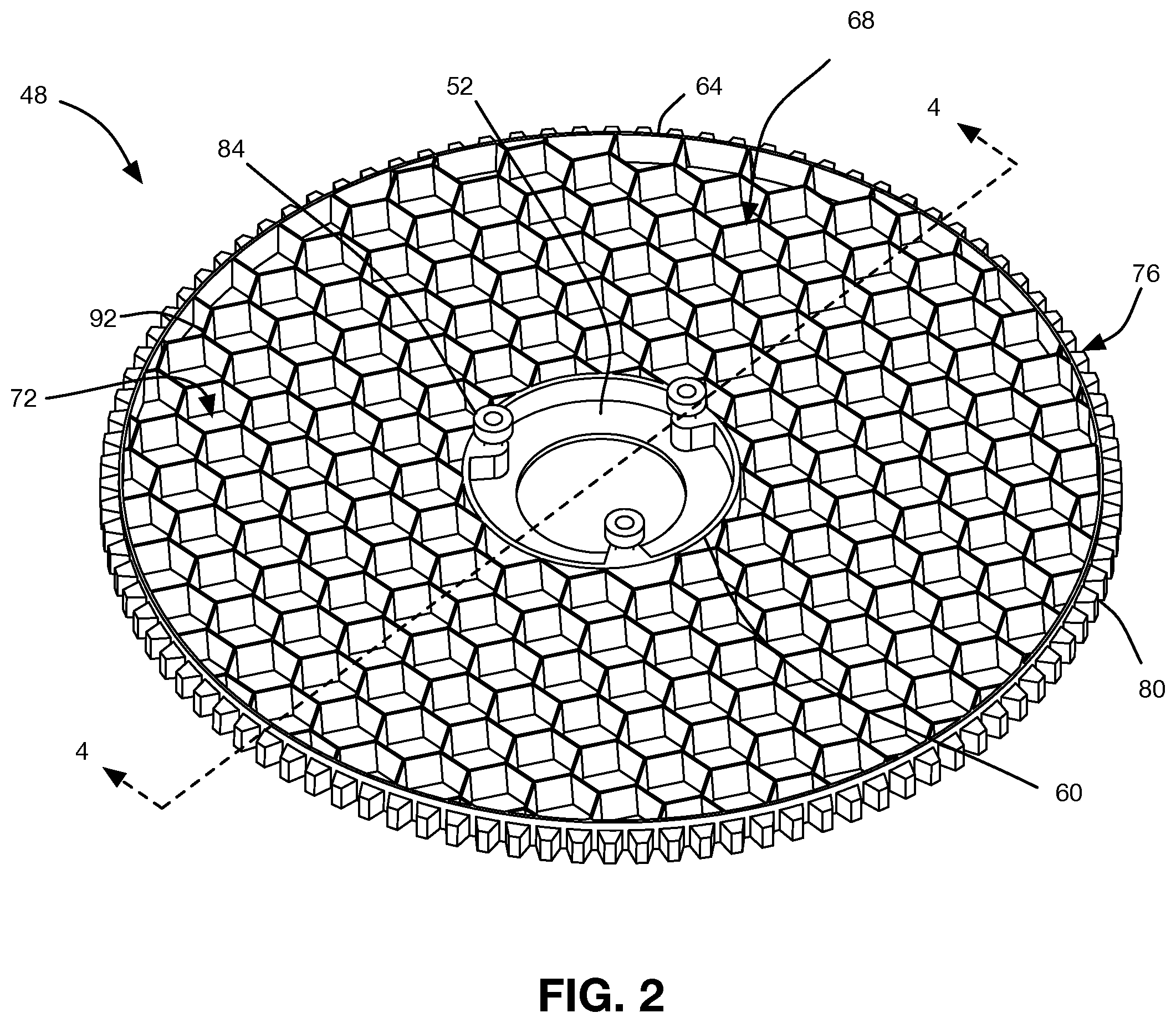 Patent US12129019 Figure 3 – Aircraft and flow guide system having a flow guide structure