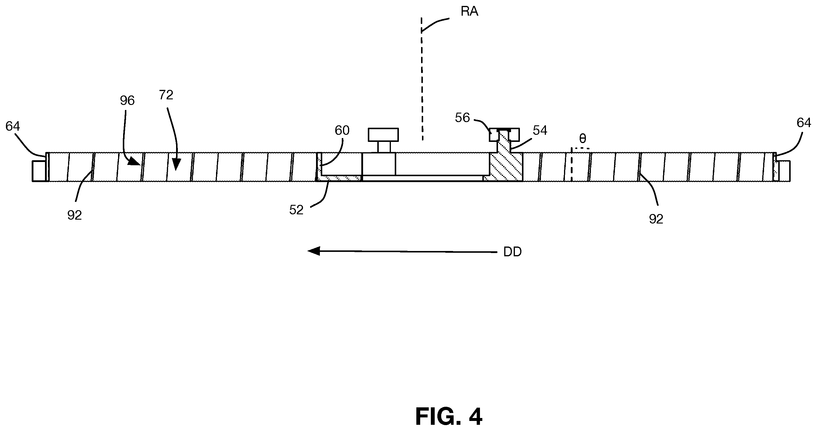 Patent US12129019 Figure 5 – Aircraft and flow guide system having a flow guide structure
