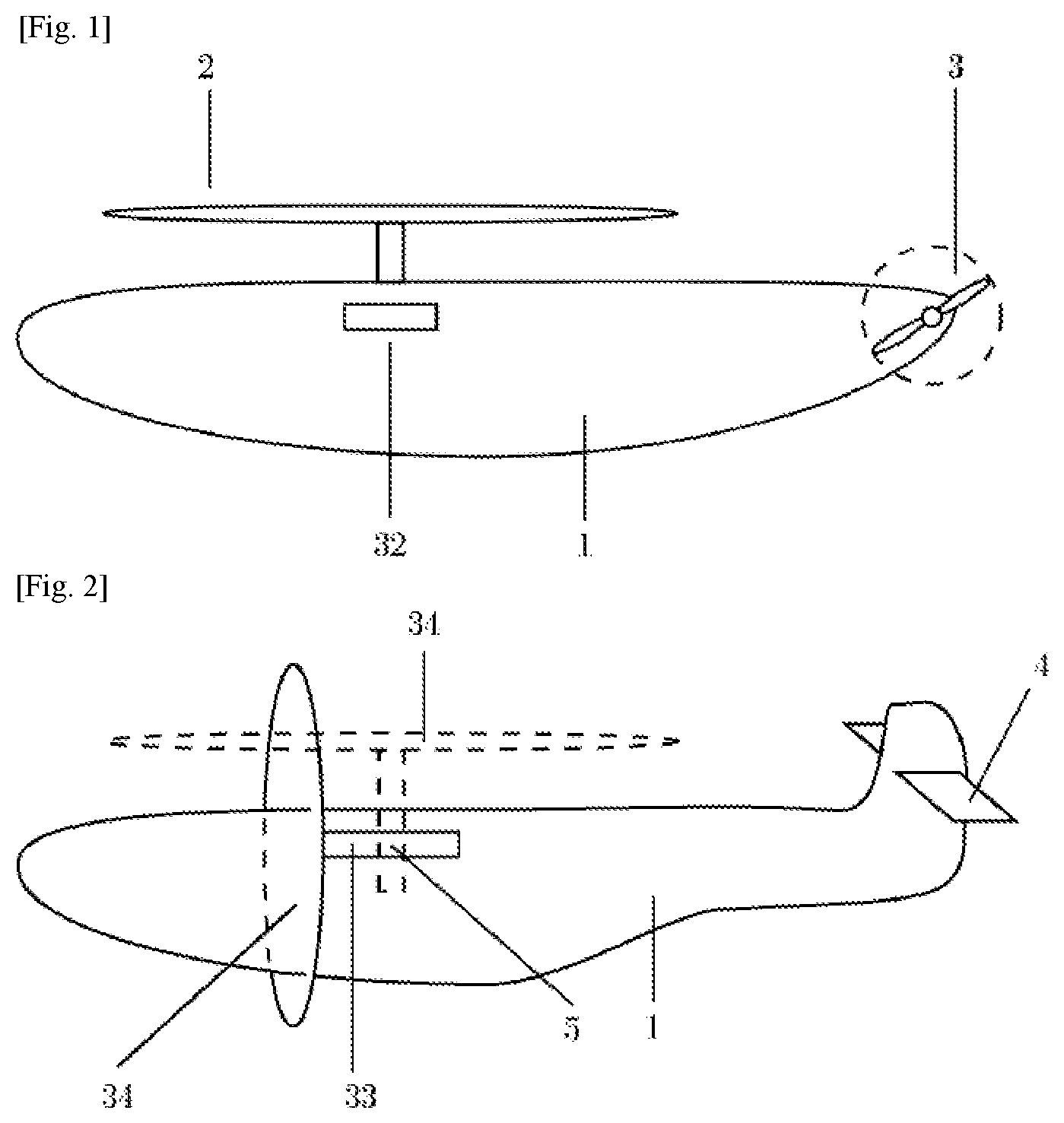 Patent US12129022 Figure 1 – Aerial vehicle such as high speed drone