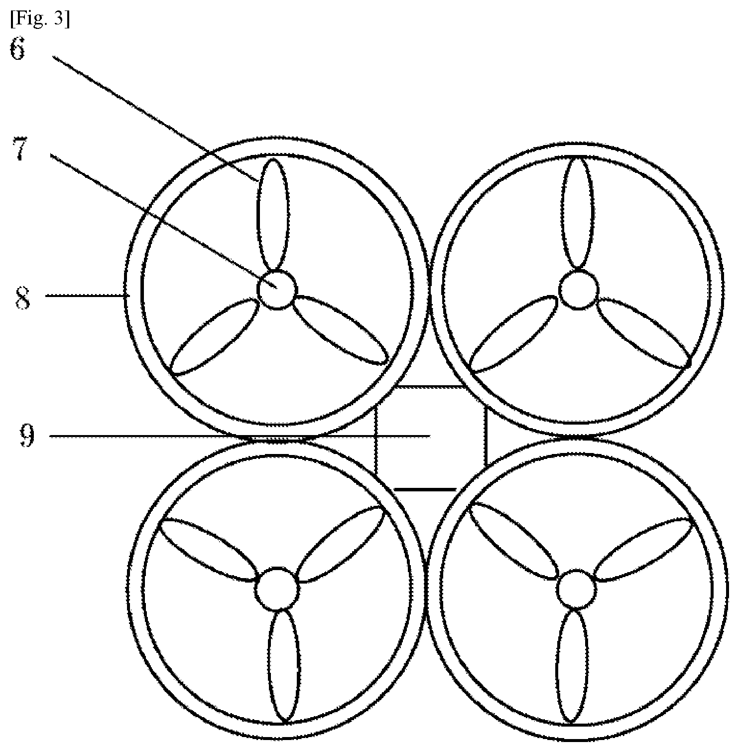 Patent US12129022 Figure 2 – Aerial vehicle such as high speed drone