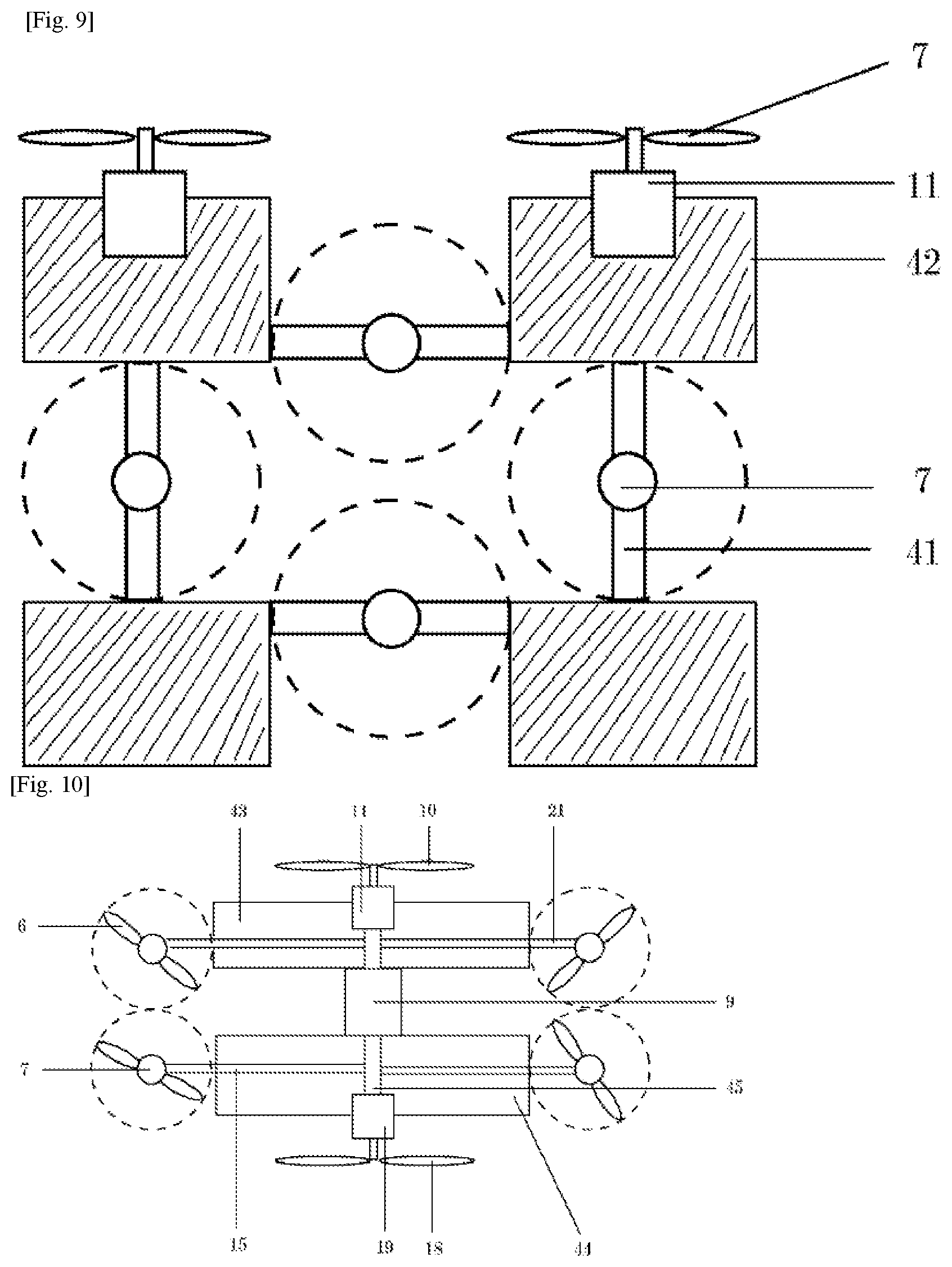 Patent US12129022 Figure 7 – Aerial vehicle such as high speed drone