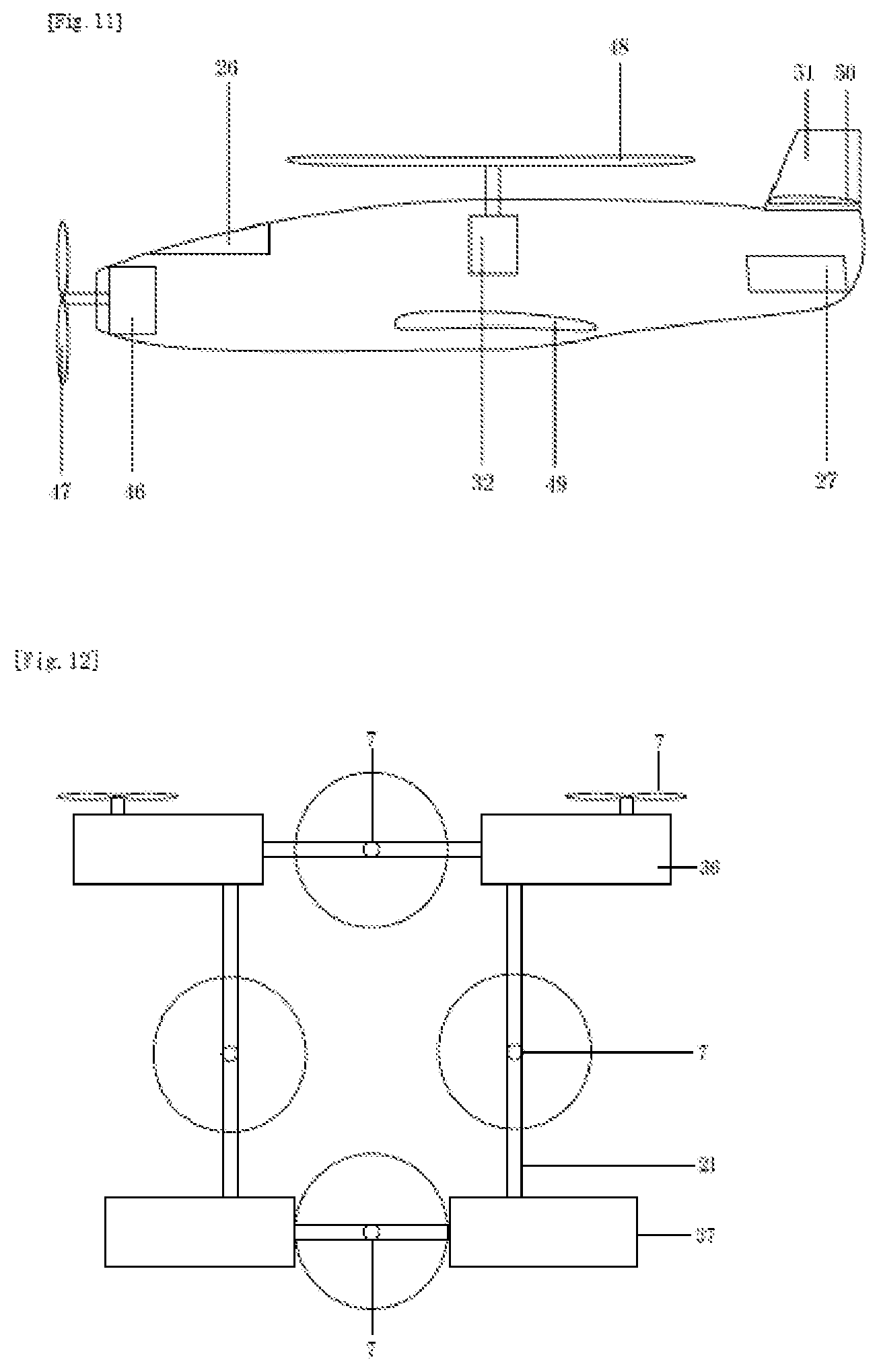 Patent US12129022 Figure 8 – Aerial vehicle such as high speed drone