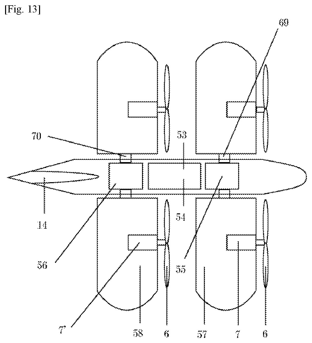 Patent US12129022 Figure 9 – Aerial vehicle such as high speed drone