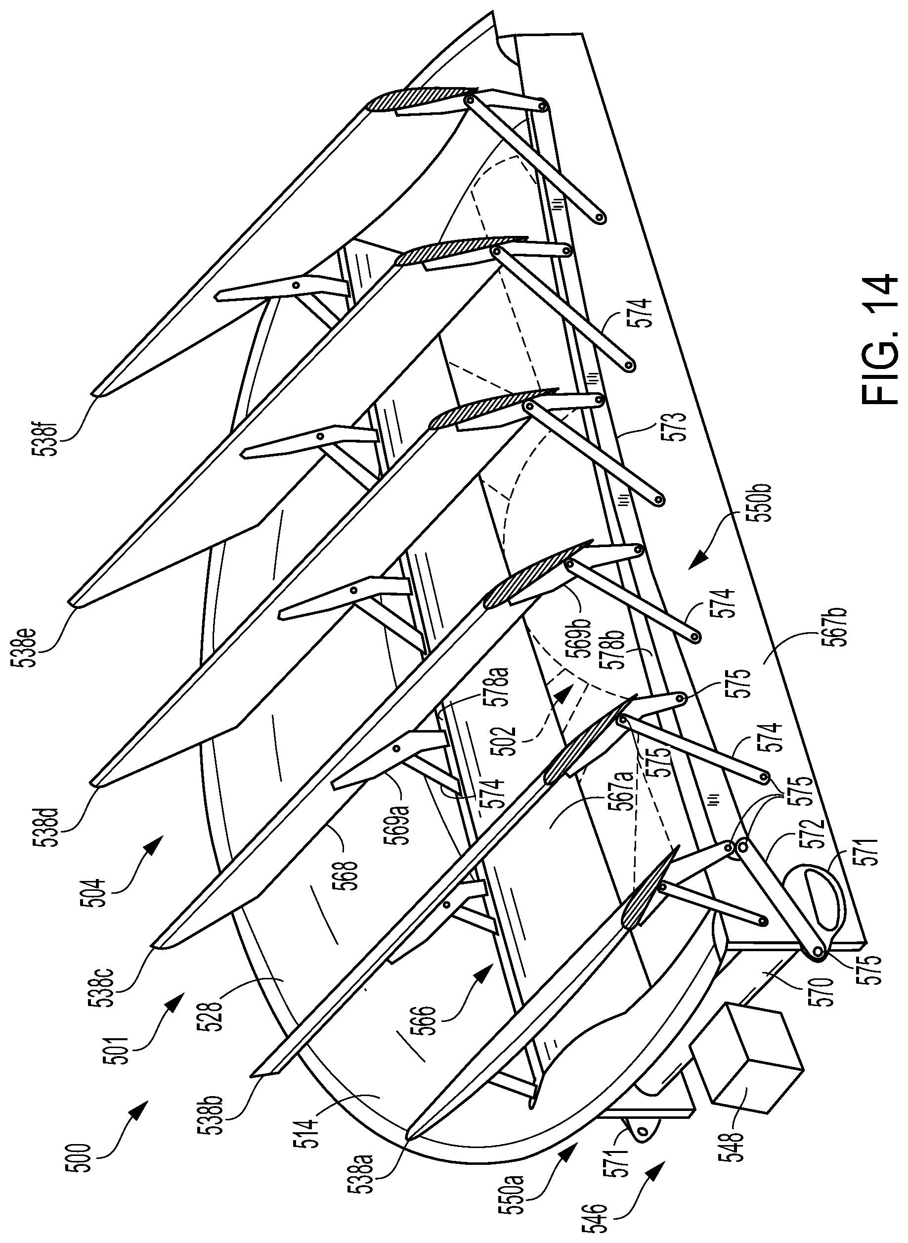Patent US12129024 Figure 8 – Fan apparatus with lift fan and louvered cover