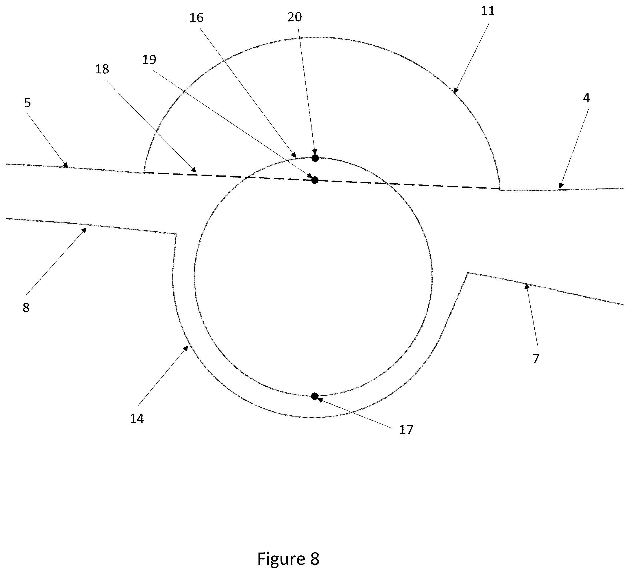 Patent US12129025 Figure 8 – Supersonic aircraft