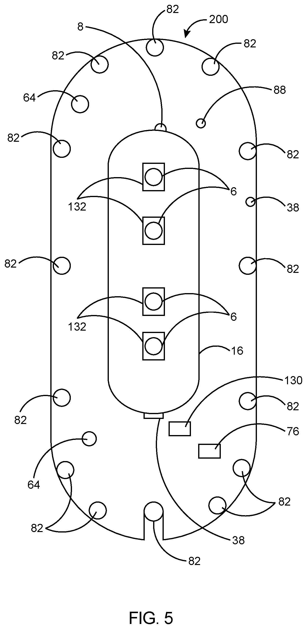 Patent US12129030 Figure 5 – Fire resistant aerial vehicle for suppressing widespread fires