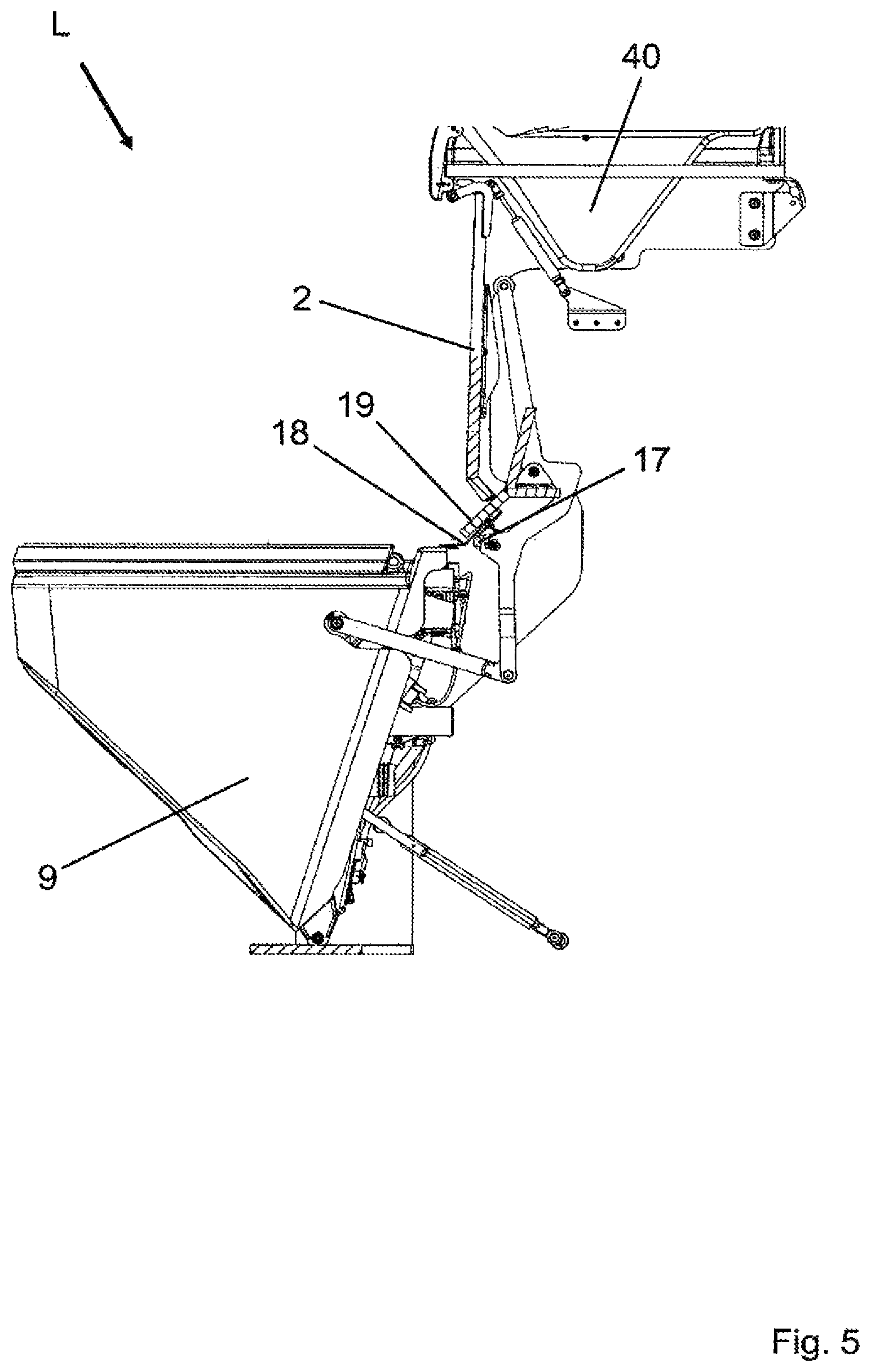 Patent US12129032 Figure 5 – Lavatory arrangement