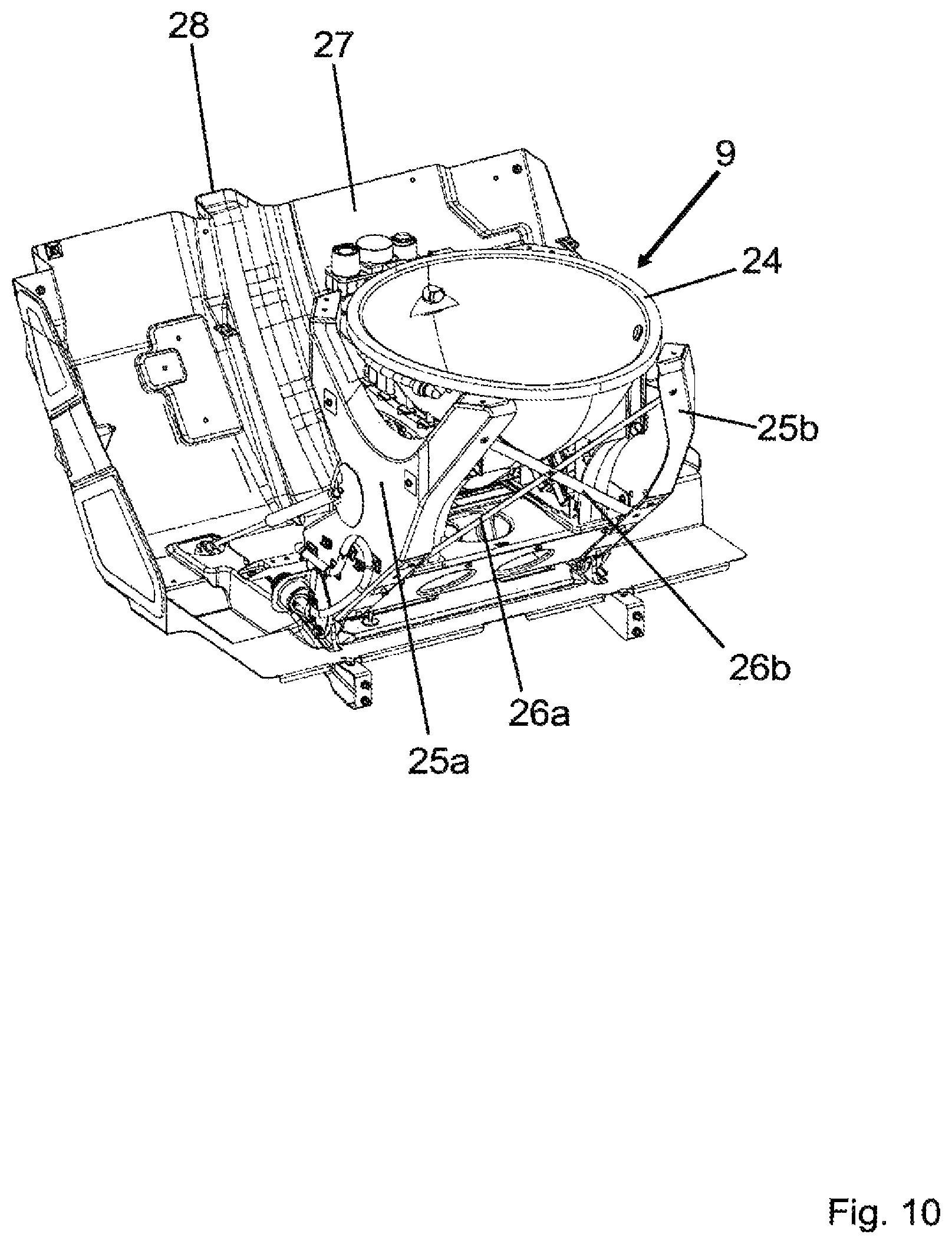 Patent US12129032 Figure 10 – Lavatory arrangement