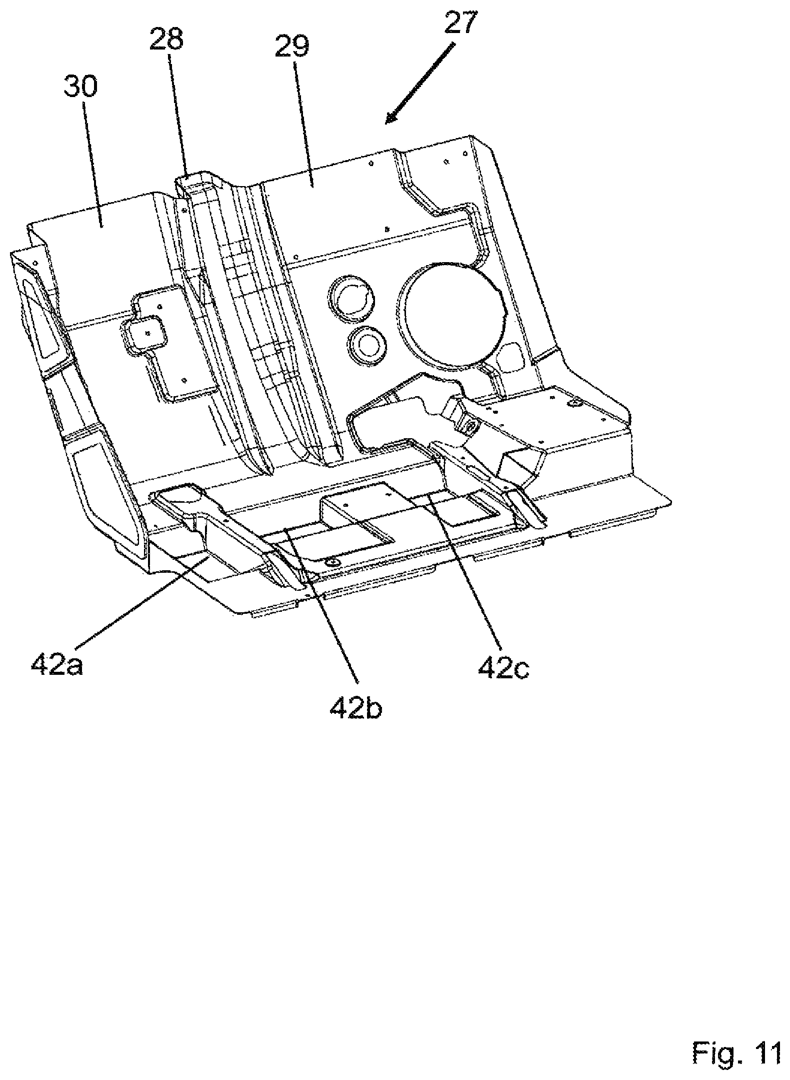Patent US12129032 Figure 11 – Lavatory arrangement