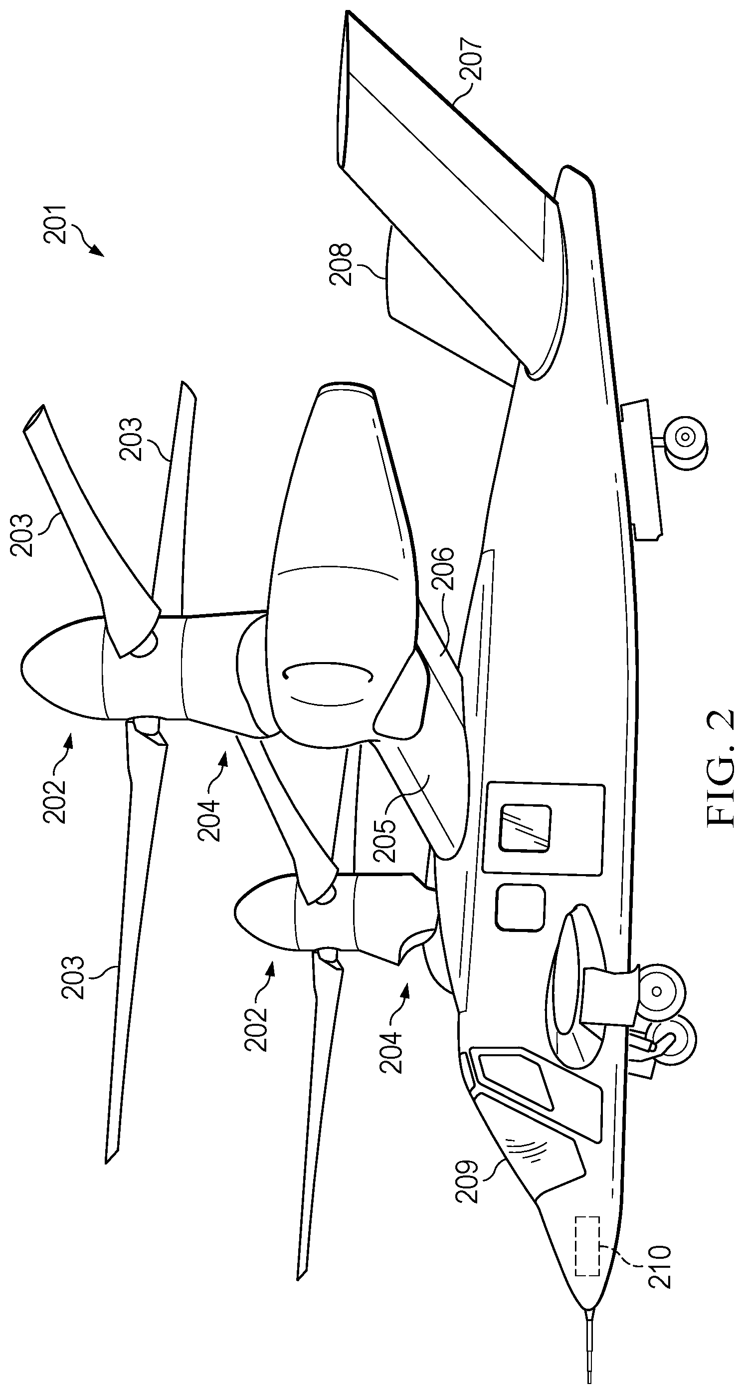 Patent US12129033 Figure 2 – Aircraft restraint system with haptic signaling