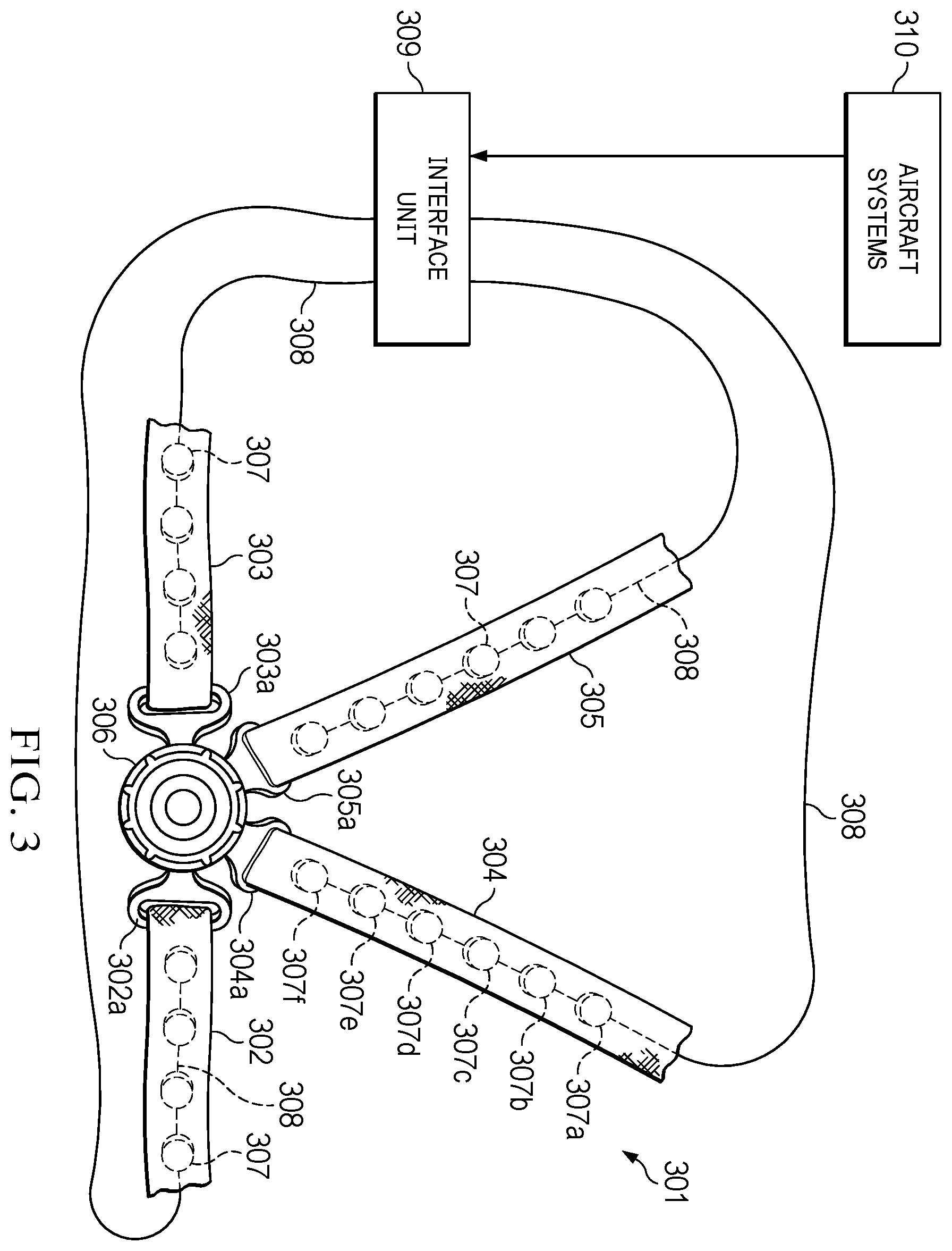 Patent US12129033 Figure 3 – Aircraft restraint system with haptic signaling