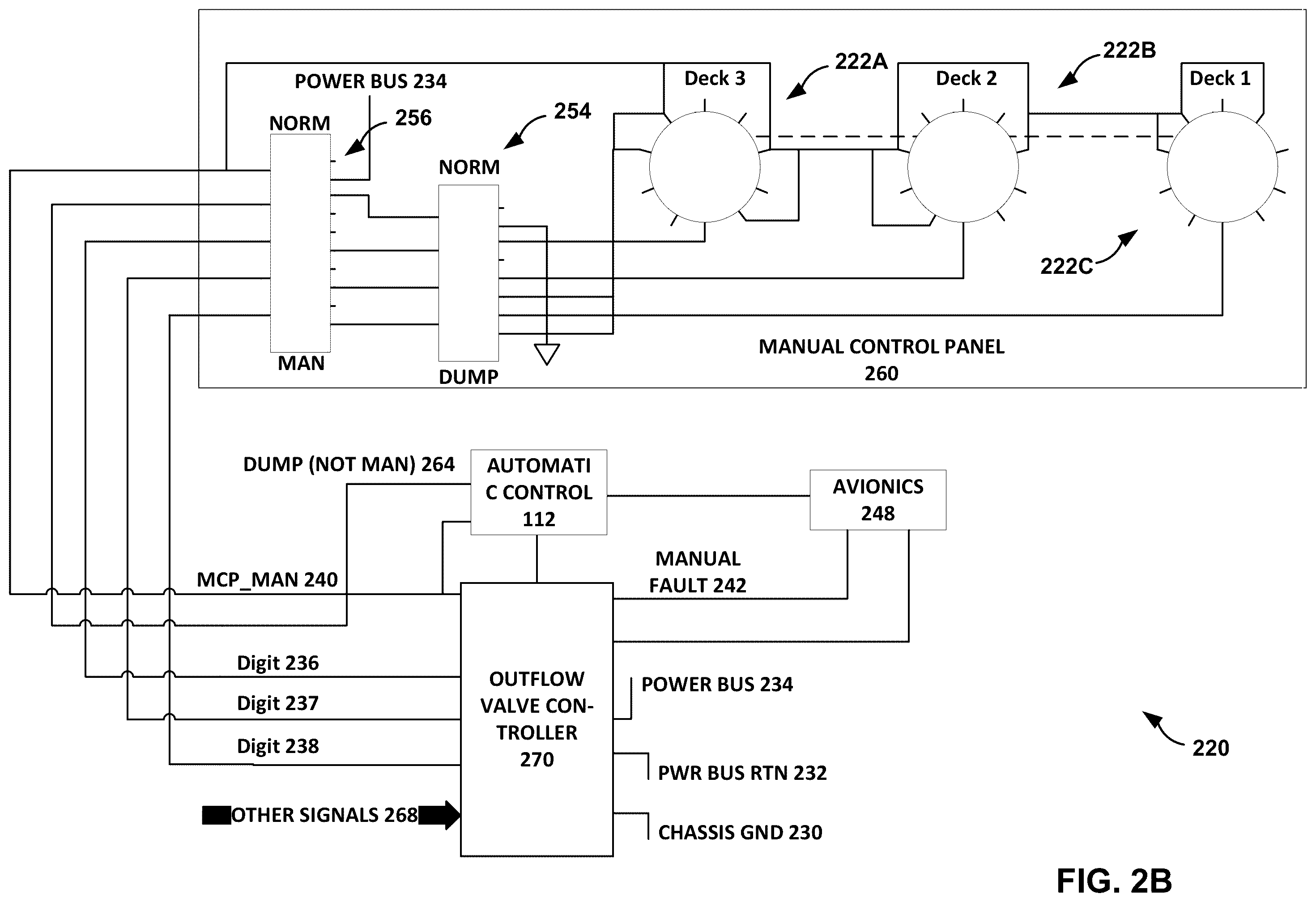 Patent US12129034 Figure 3 – Cabin pressure control system with selection of rate of change