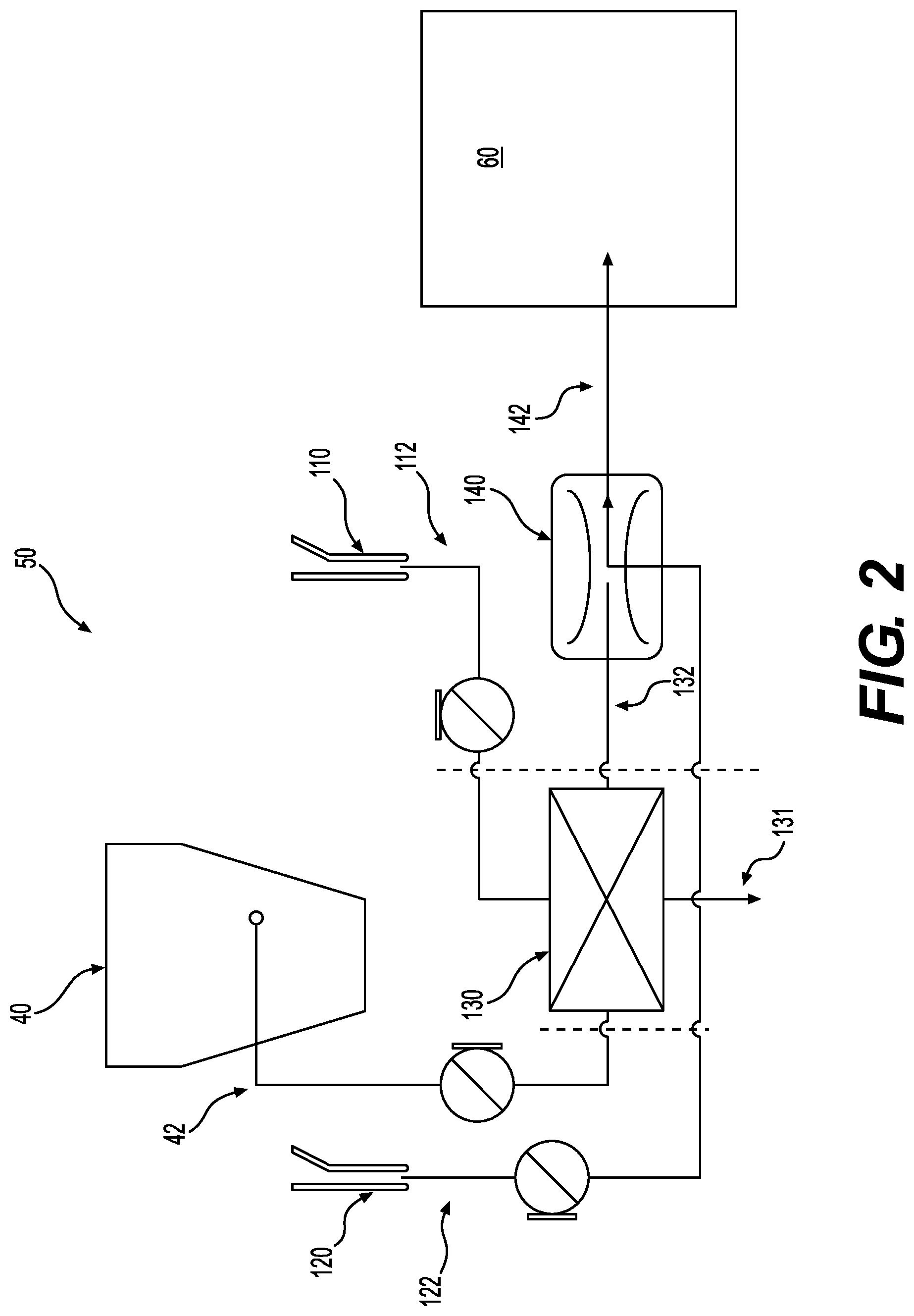 Patent US12129037 Figure 2 – Heating control system and method for unpressurized aircraft