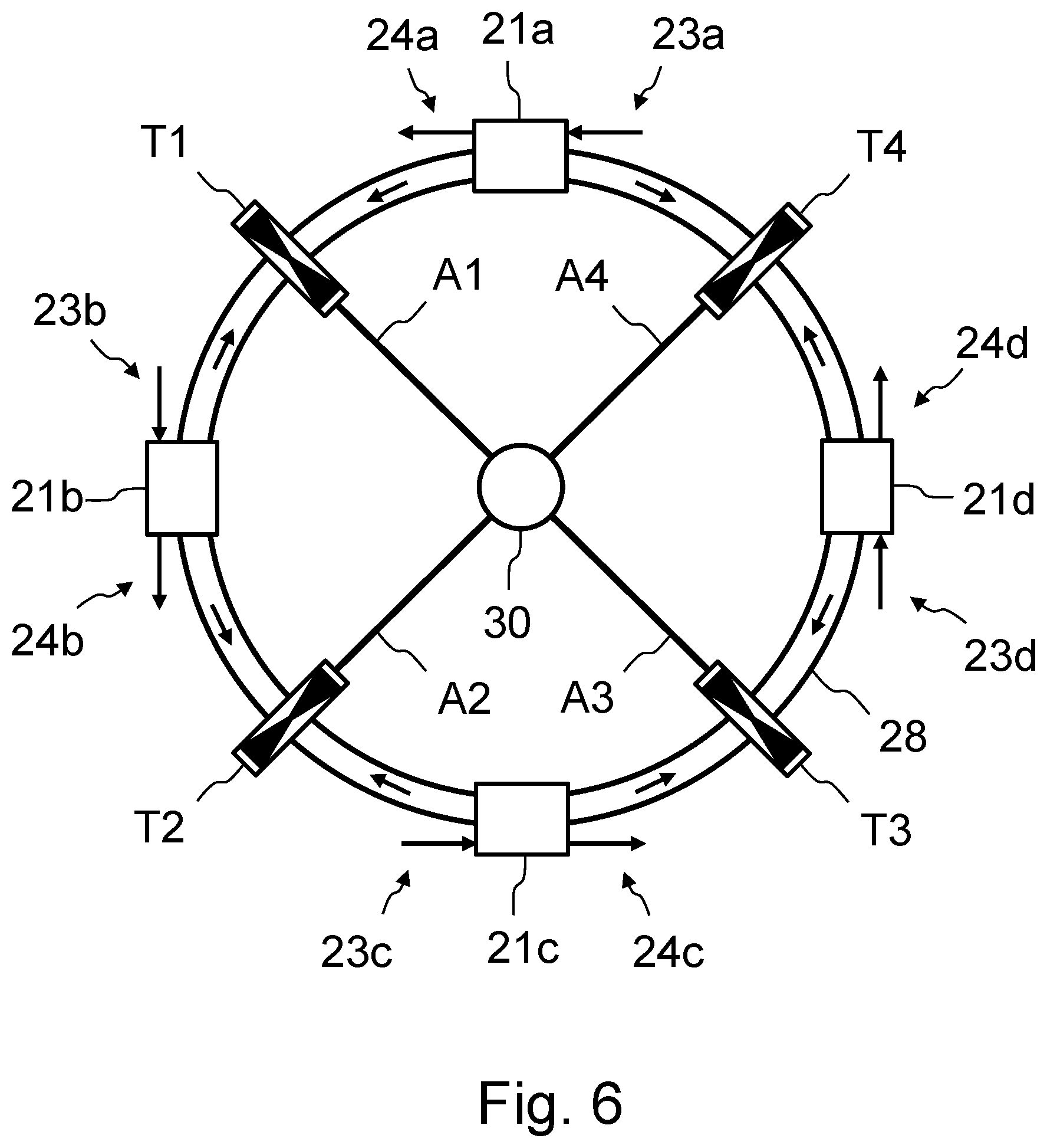 Patent US12129039 Figure 3 – Electric propulsion system of an aircraft