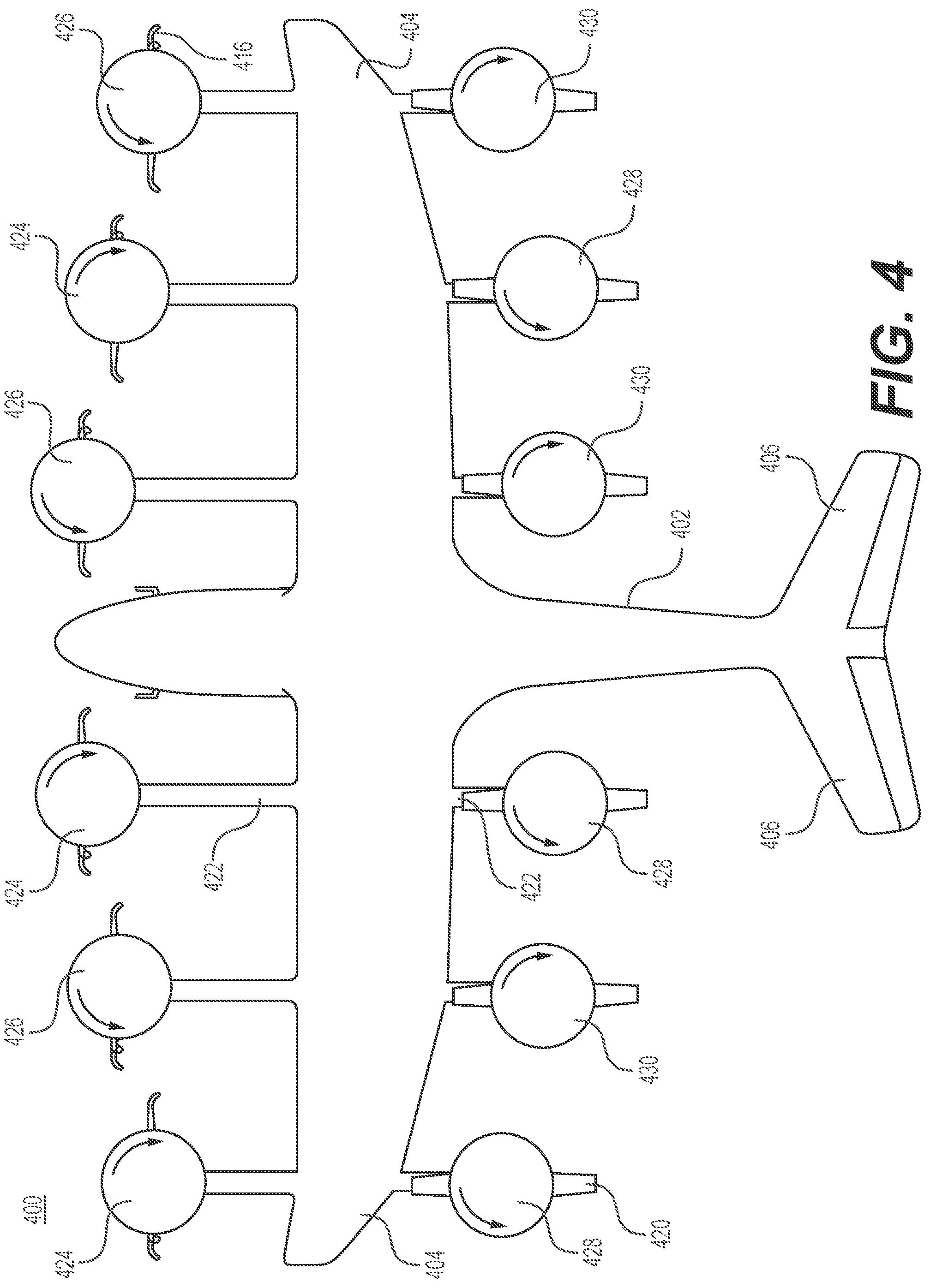 Patent US12129040 Figure 4 – Systems and methods for oil management in gearboxes for eVTOL aircraft