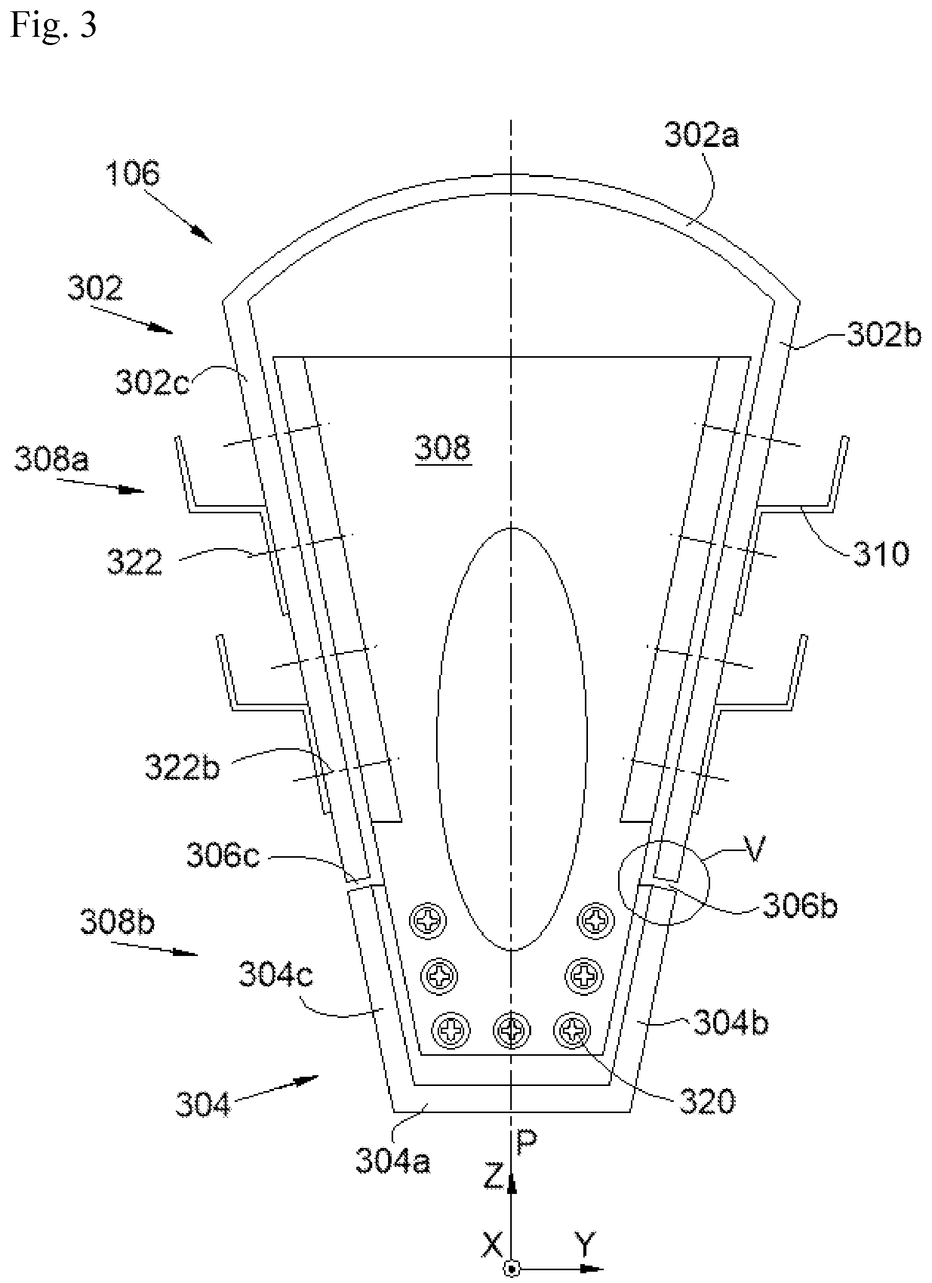 Patent US12129041 Figure 2 – Engine pylon for coupling a jet engine to a wing of an aircraft