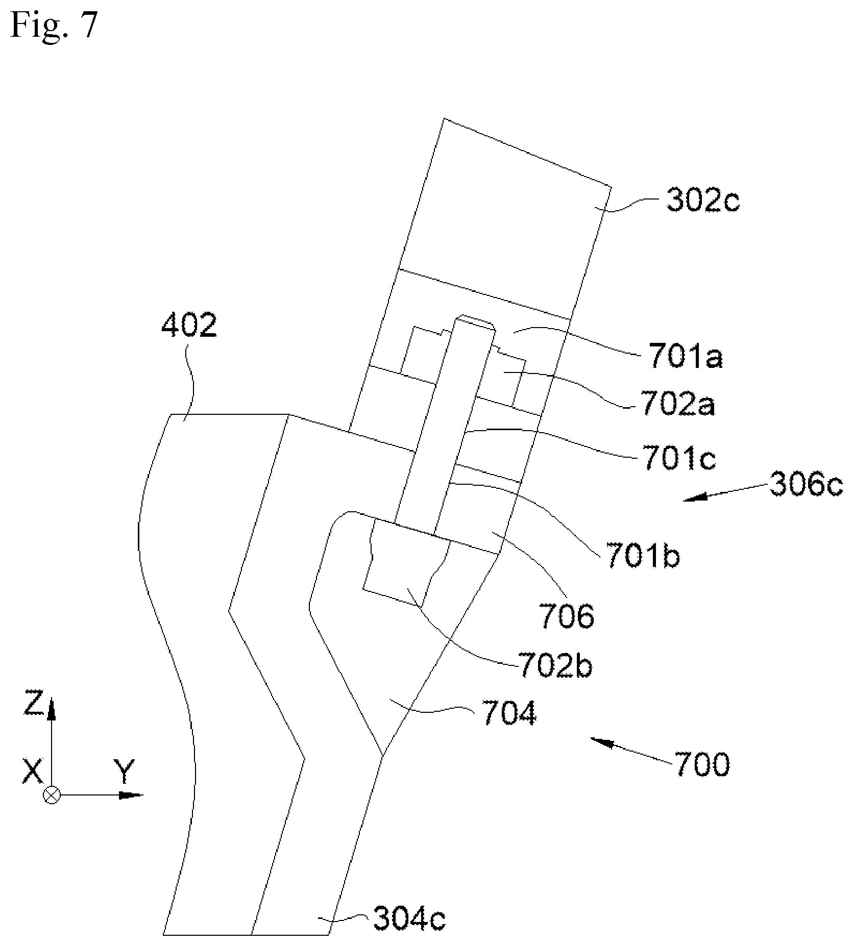 Patent US12129041 Figure 5 – Engine pylon for coupling a jet engine to a wing of an aircraft