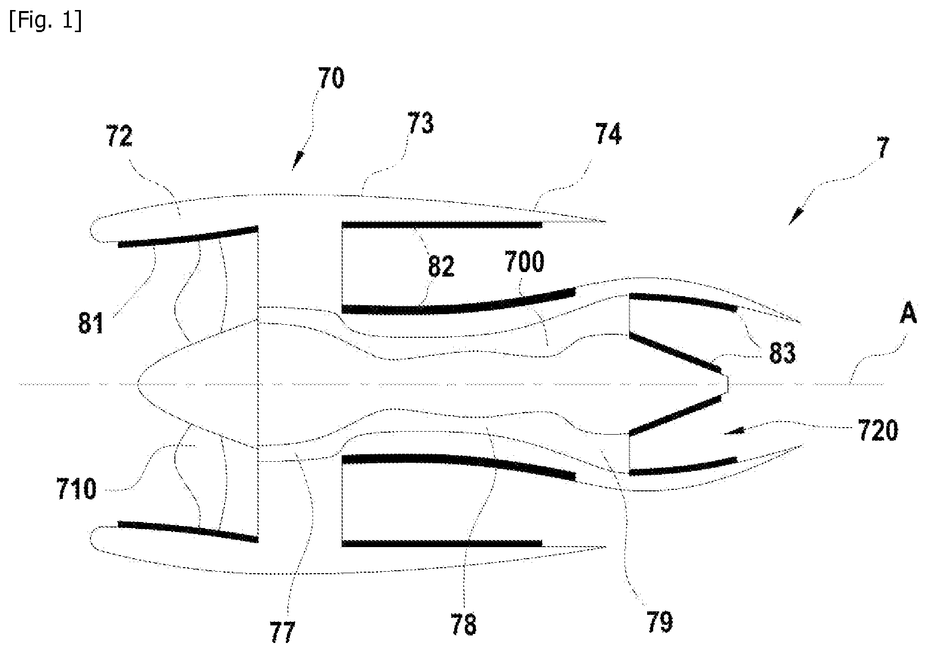 Patent US12129042 Figure 1 – Acoustic sealing element