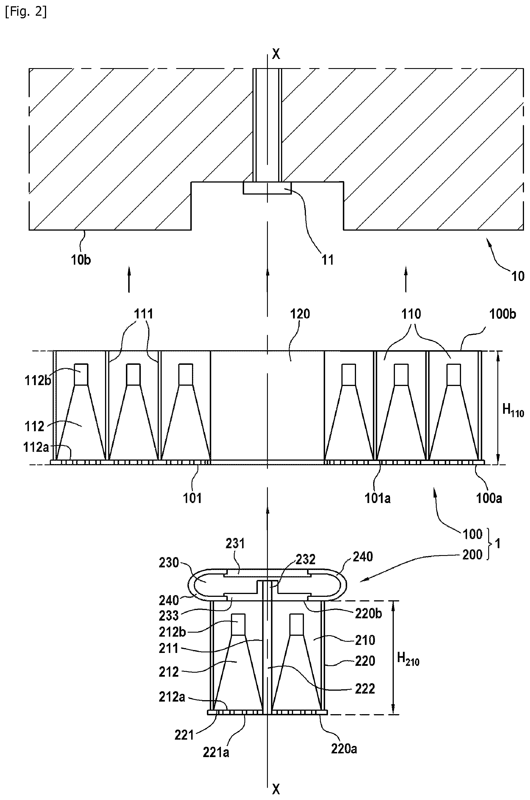 Patent US12129042 Figure 2 – Acoustic sealing element