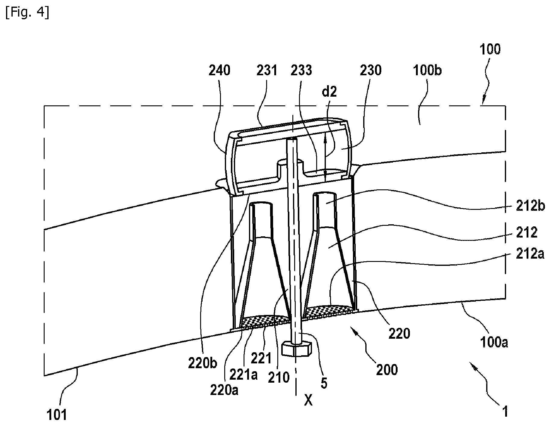 Patent US12129042 Figure 4 – Acoustic sealing element