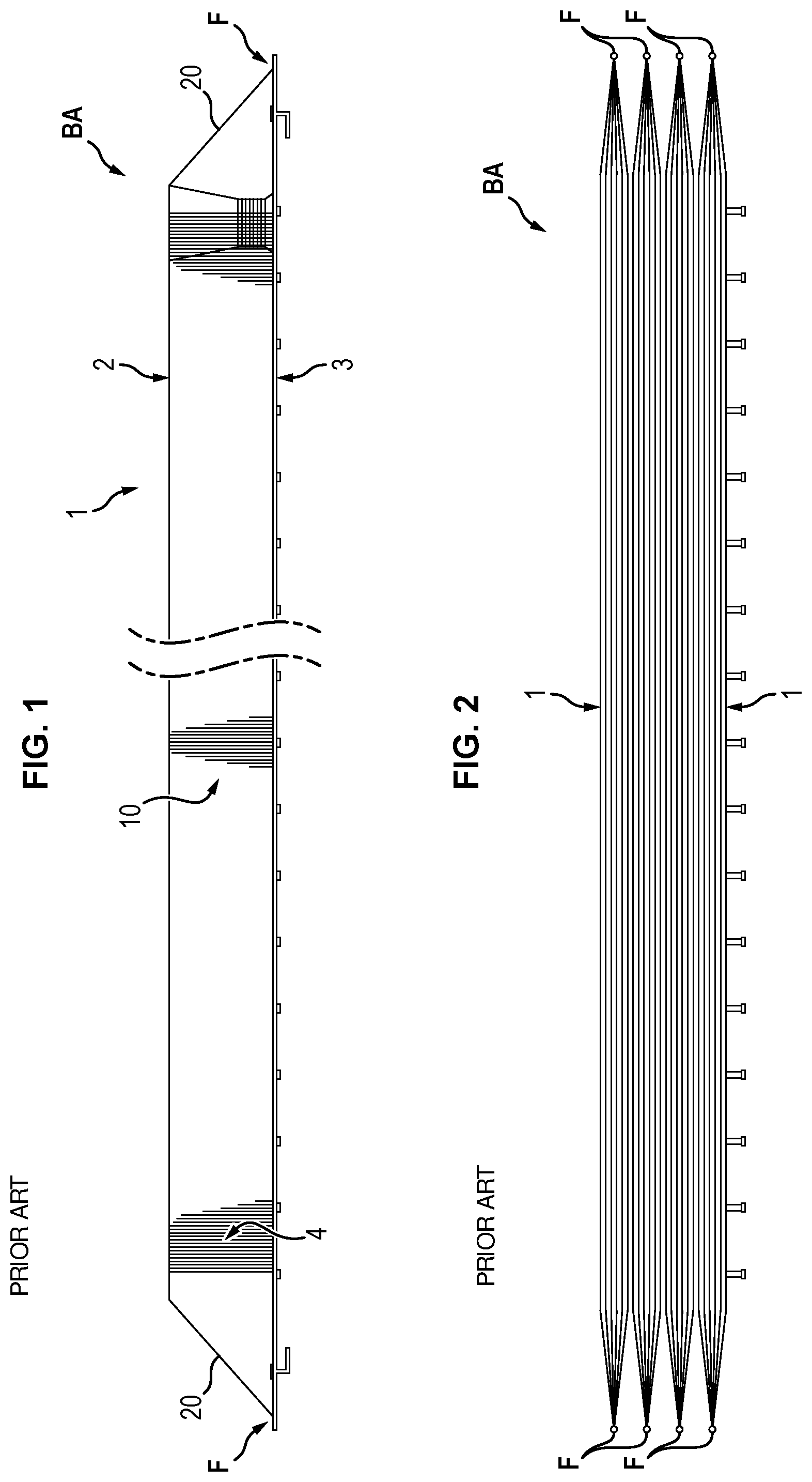 Patent US12129048 Figure 1 – Crash barrier for aircraft