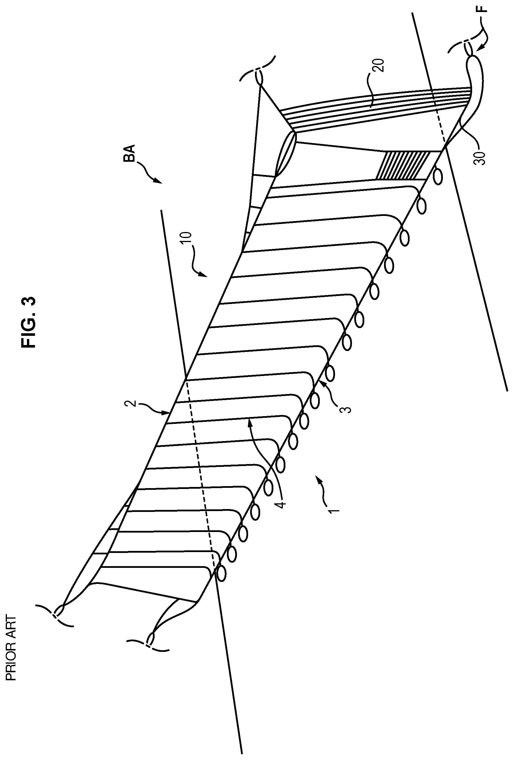 Patent US12129048 Figure 2 – Crash barrier for aircraft