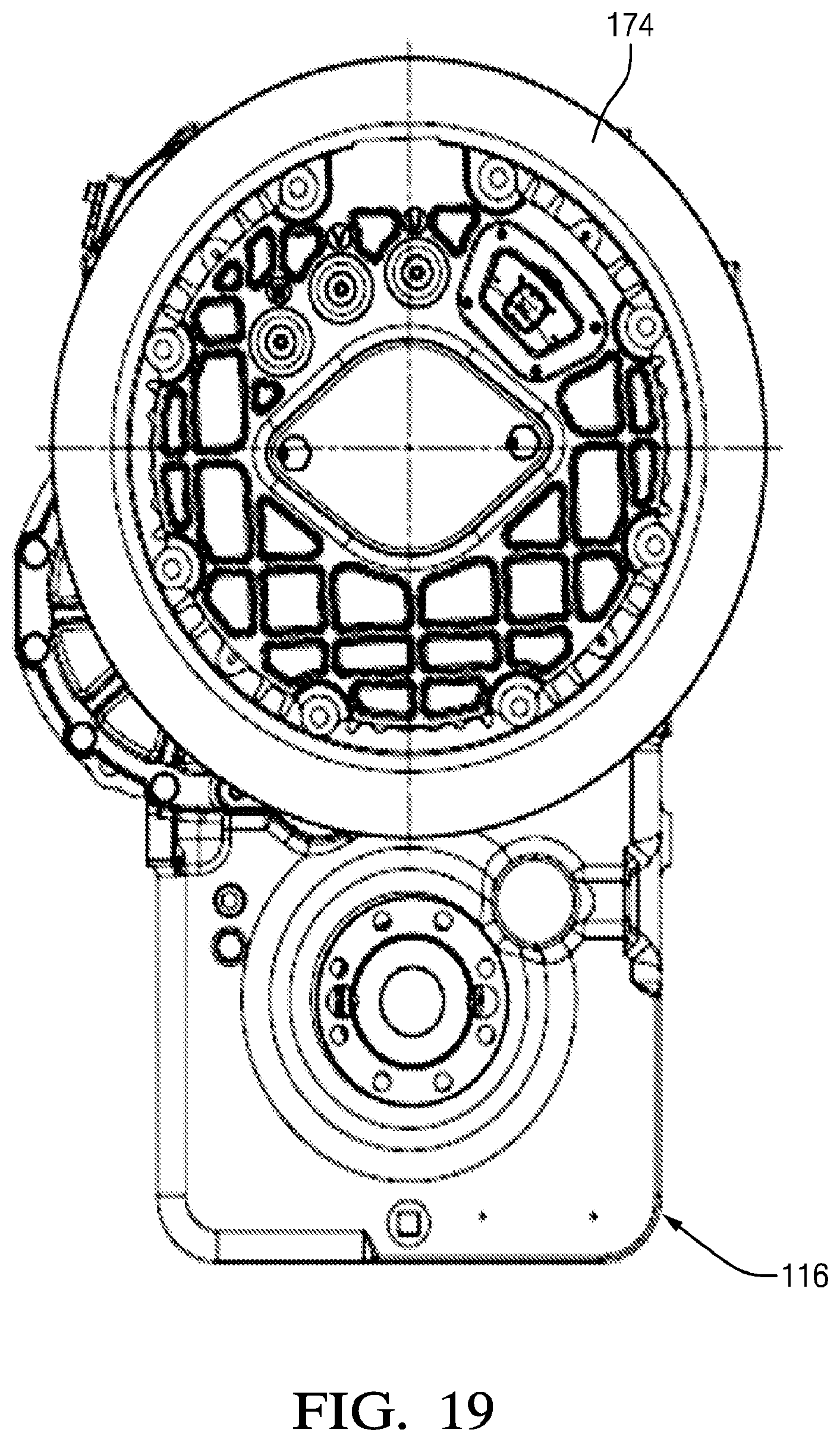 Patent US12129049 Figure 13 – Transmission arrangement for an electric pushback vehicle
