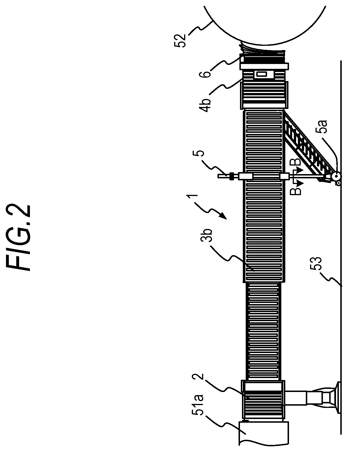 Patent US12129050 Figure 2 – Passenger boarding bridge having approach control function