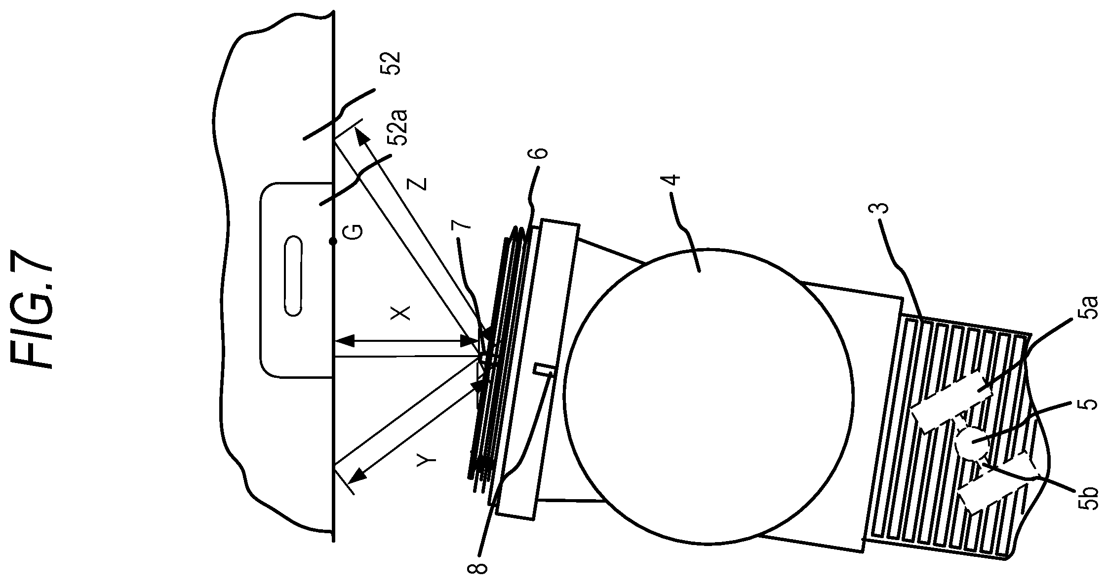 Patent US12129050 Figure 7 – Passenger boarding bridge having approach control function