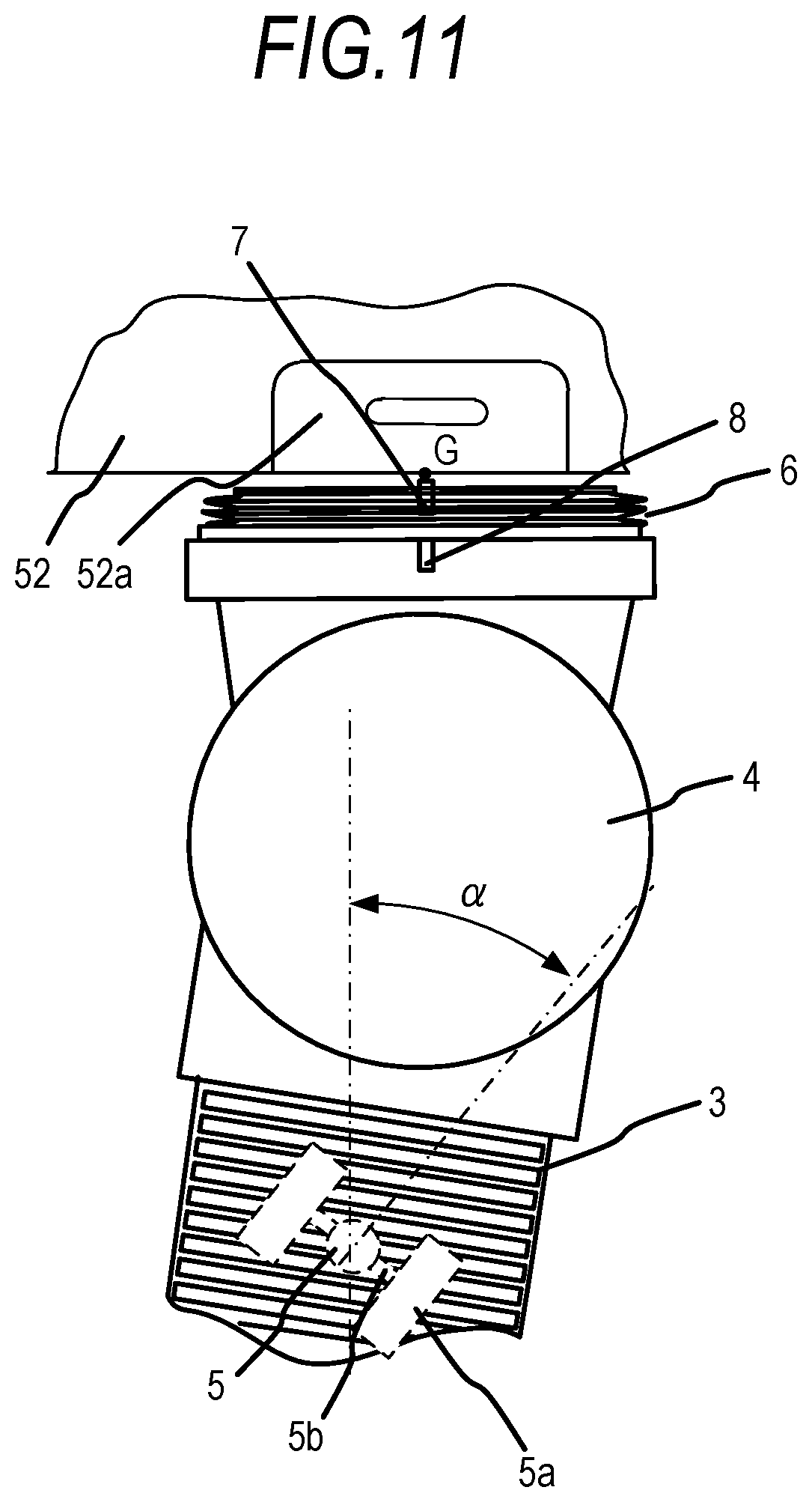 Patent US12129050 Figure 11 – Passenger boarding bridge having approach control function