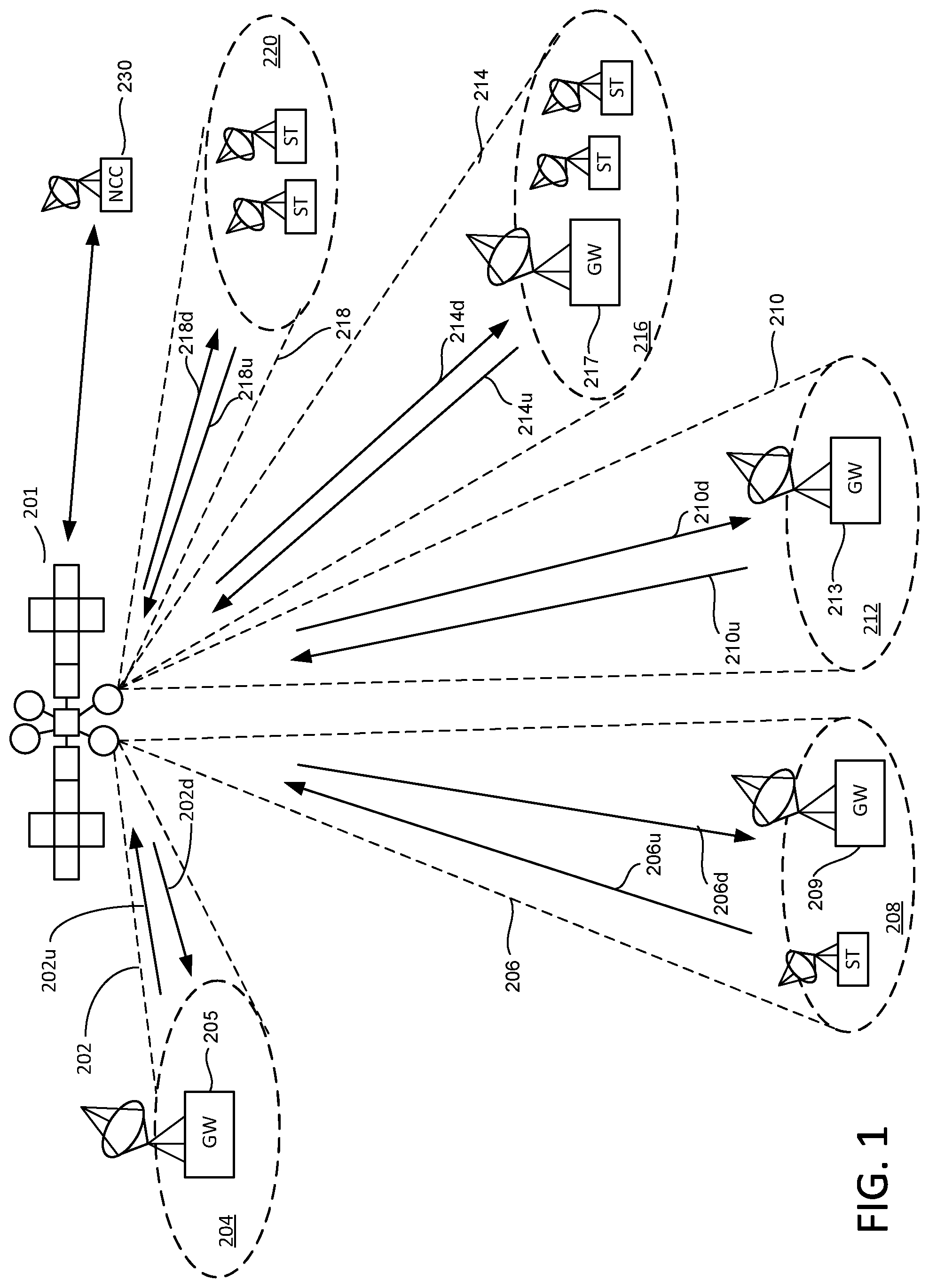 Patent US12129053 — Satellite propellant tank with integrated regulation — Figure 1