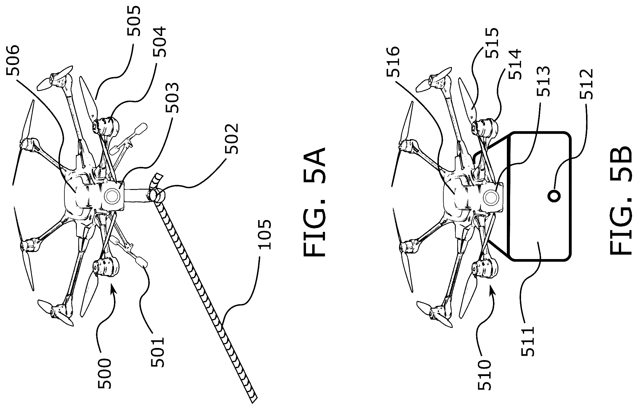 Patent US12129054 Figure 5 – VTOL aircraft-conducted soft capture, preserving and landing of spacecrafts