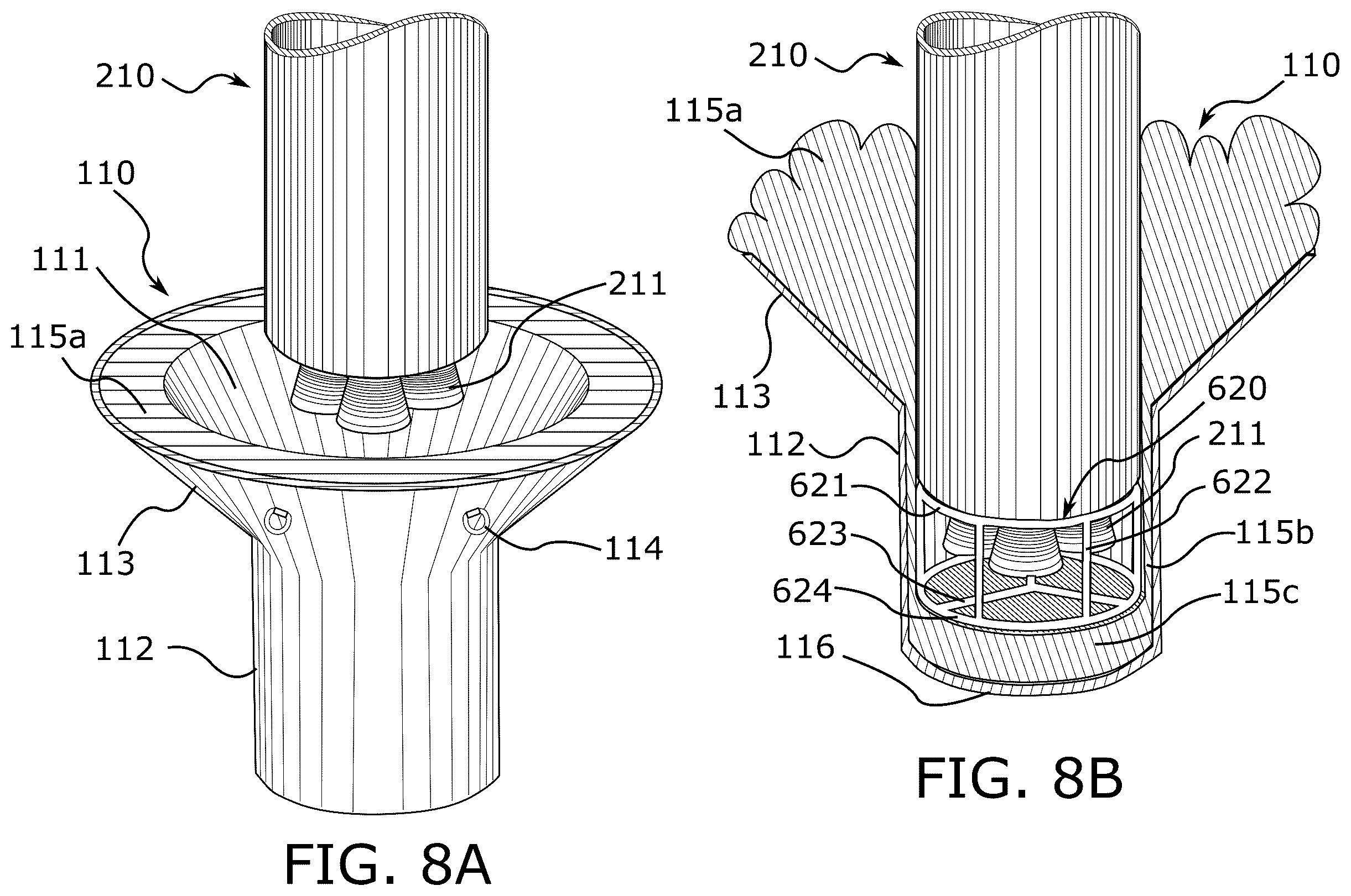 Patent US12129054 Figure 8 – VTOL aircraft-conducted soft capture, preserving and landing of spacecrafts