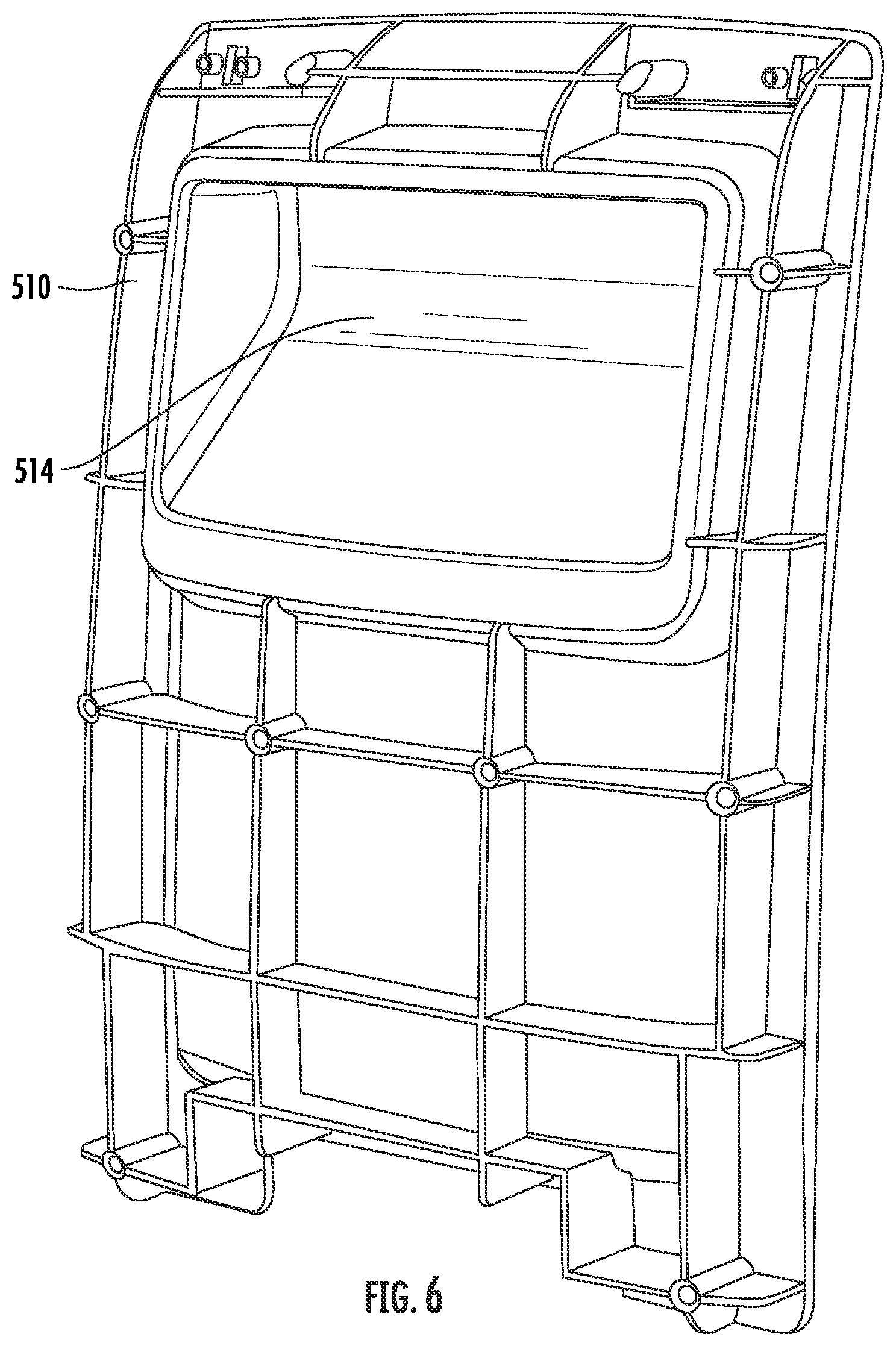 Patent US12129061 Figure 6 – Vacuum chamber for sealing storage bags and accessories therefor