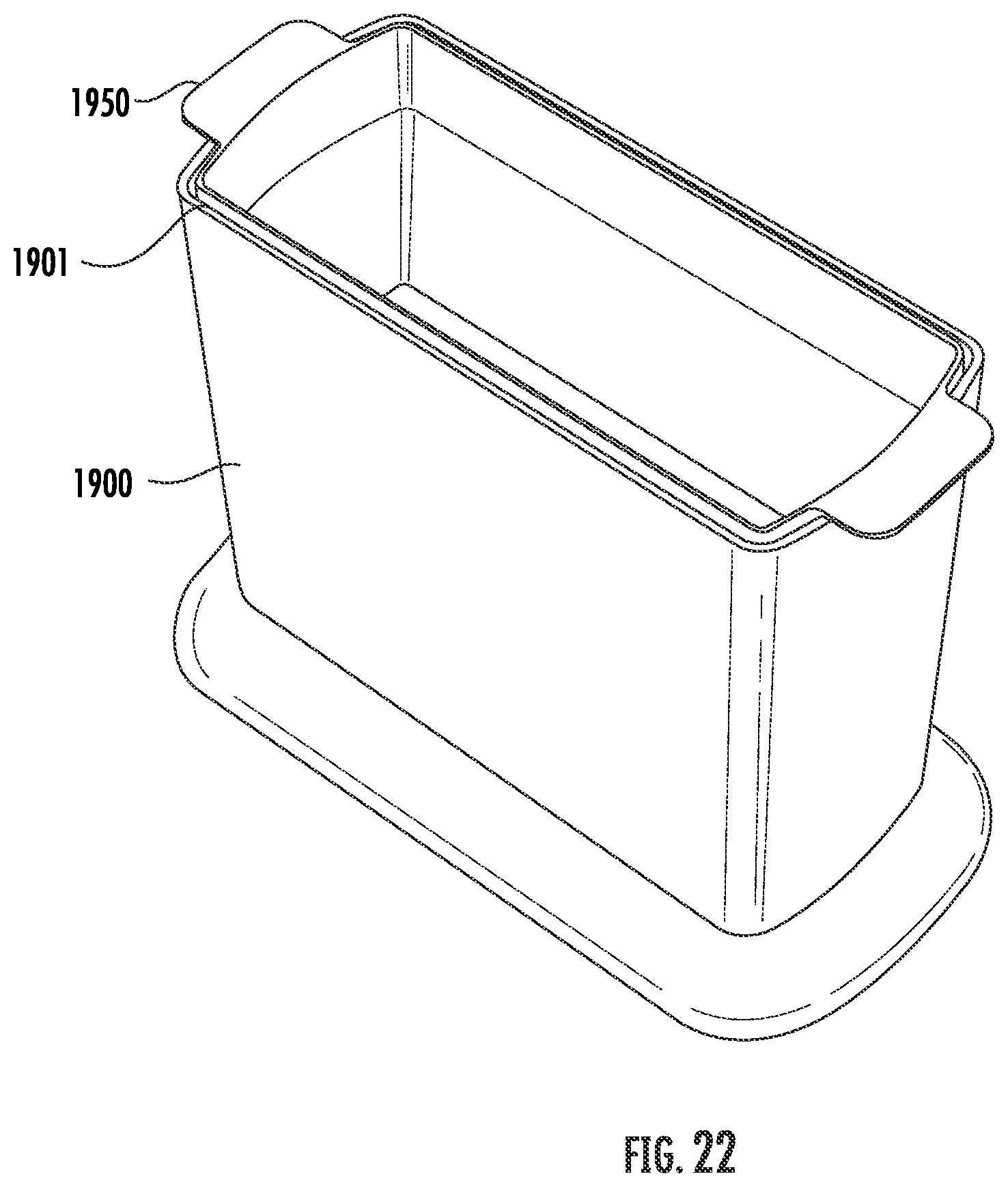 Patent US12129061 Figure 20 – Vacuum chamber for sealing storage bags and accessories therefor
