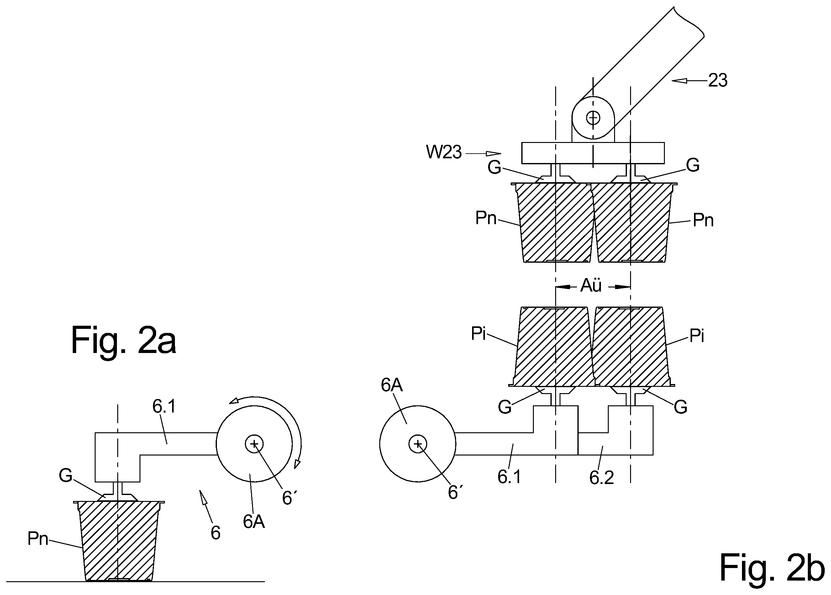 Patent US12129062 Figure 4 – Packaging machine with a grouping device and method for producing single-layer groups of partially overlapping products