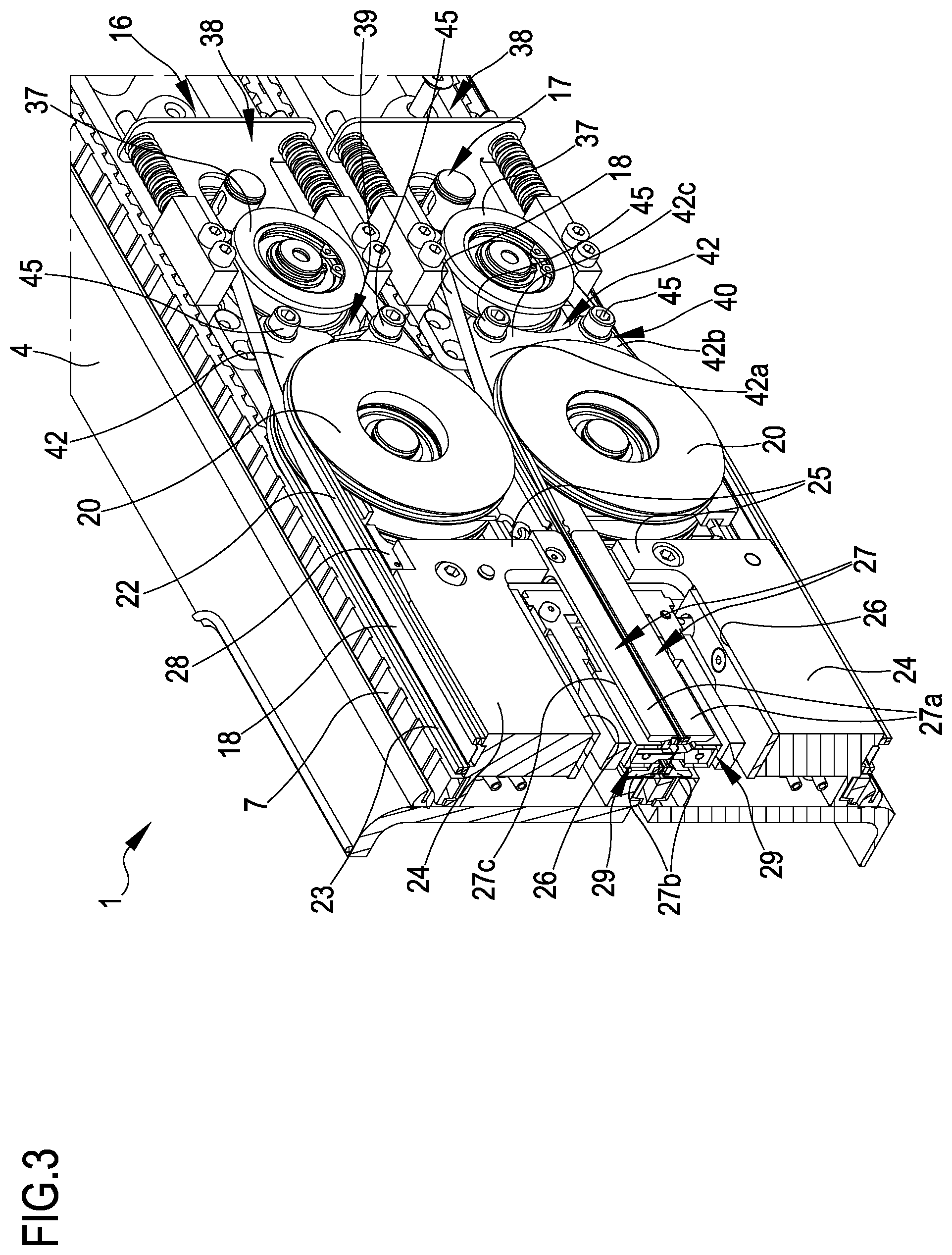 Patent US12129063 Figure 2 – Packaging apparatus and process