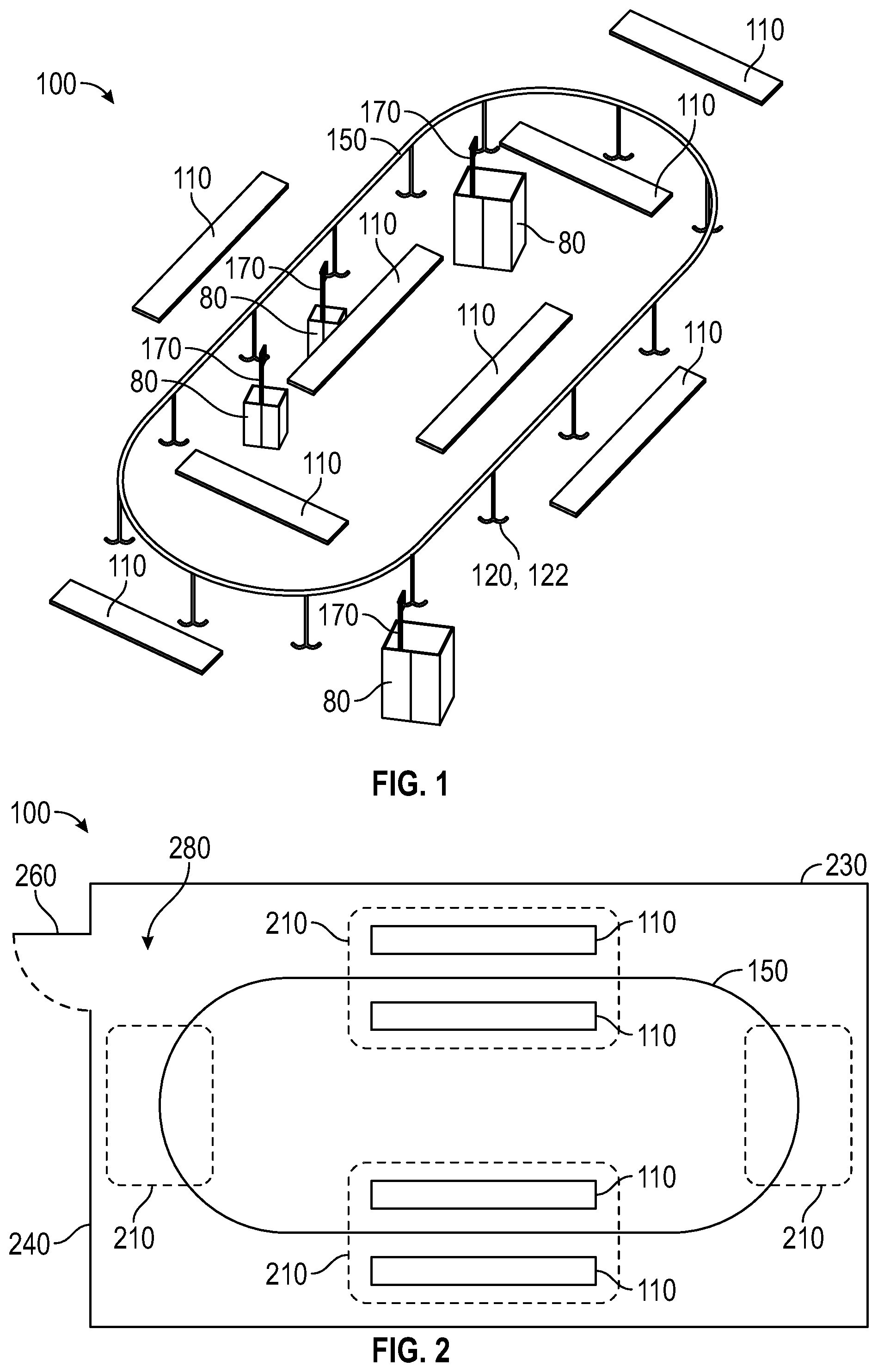 Patent US12129064 Figure 1 – Hanger apparatus